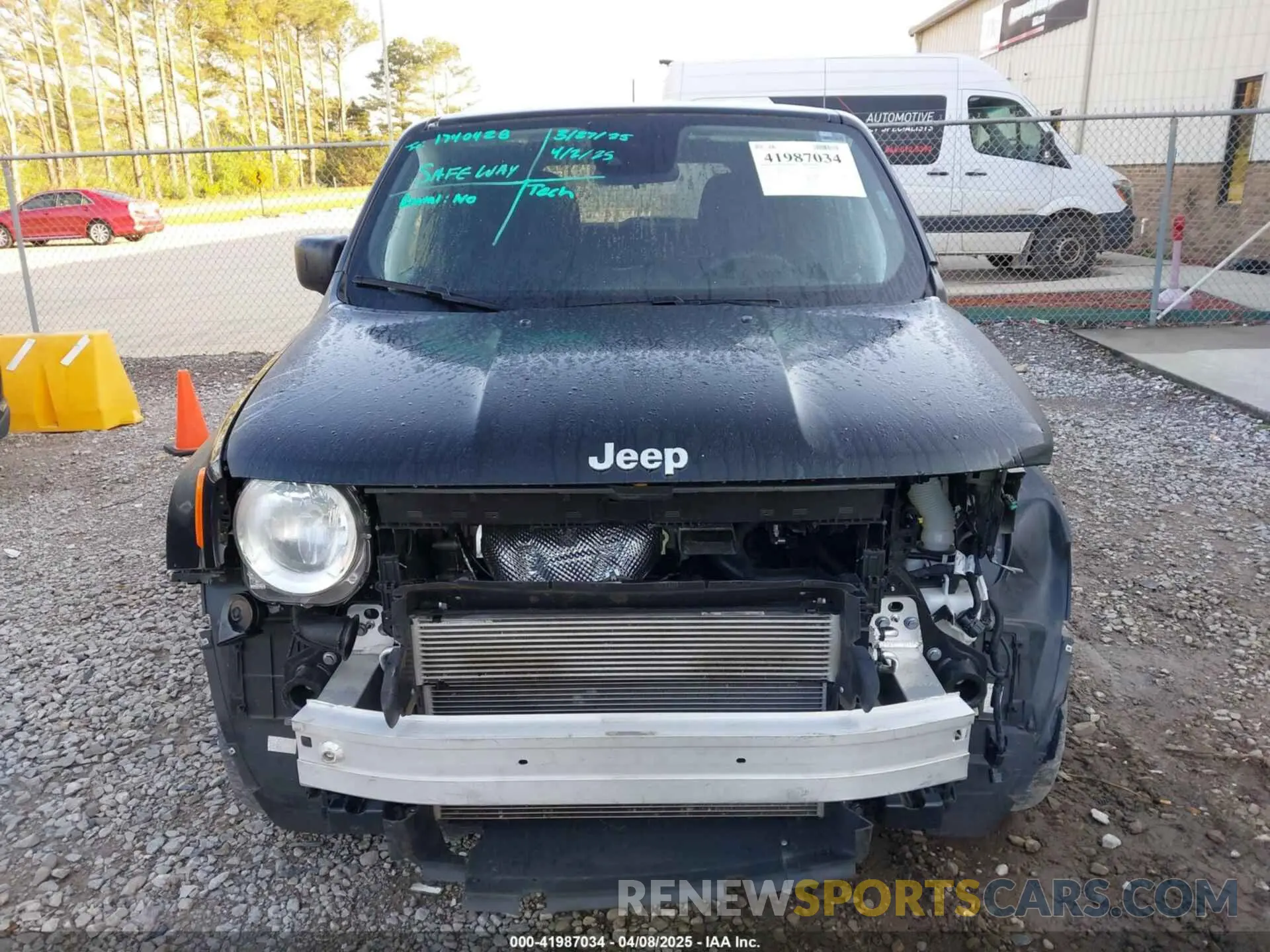 6 Photograph of a damaged car ZACNJDAB6MPN26057 JEEP RENEGADE 2021