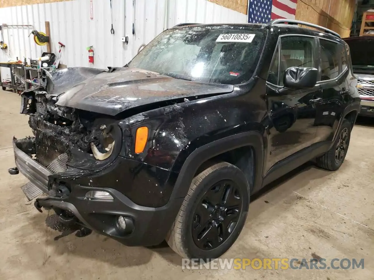 1 Photograph of a damaged car ZACNJDAB8MPM23643 JEEP RENEGADE 2021