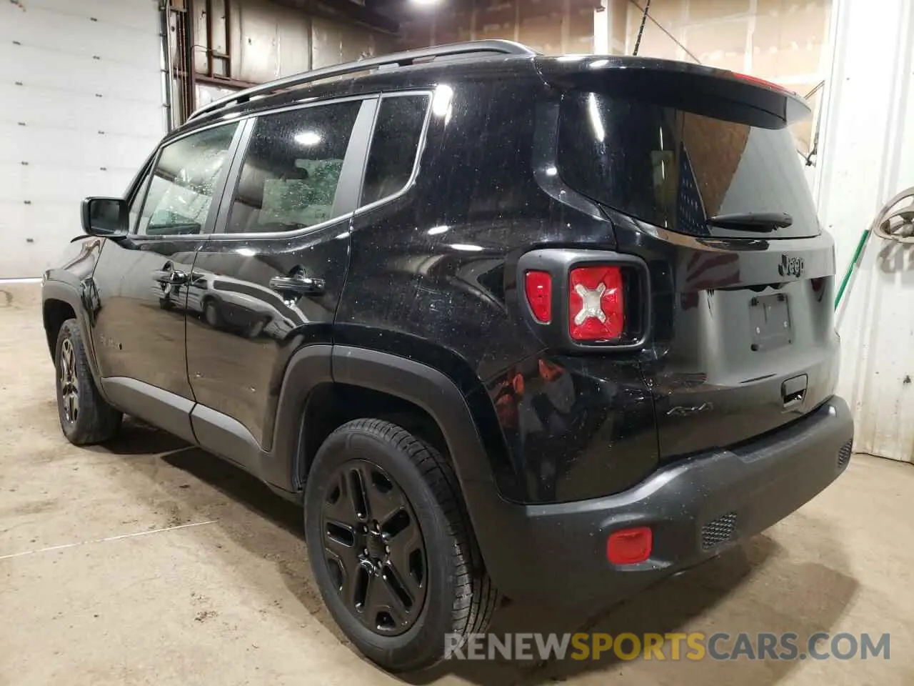 2 Photograph of a damaged car ZACNJDAB8MPM23643 JEEP RENEGADE 2021