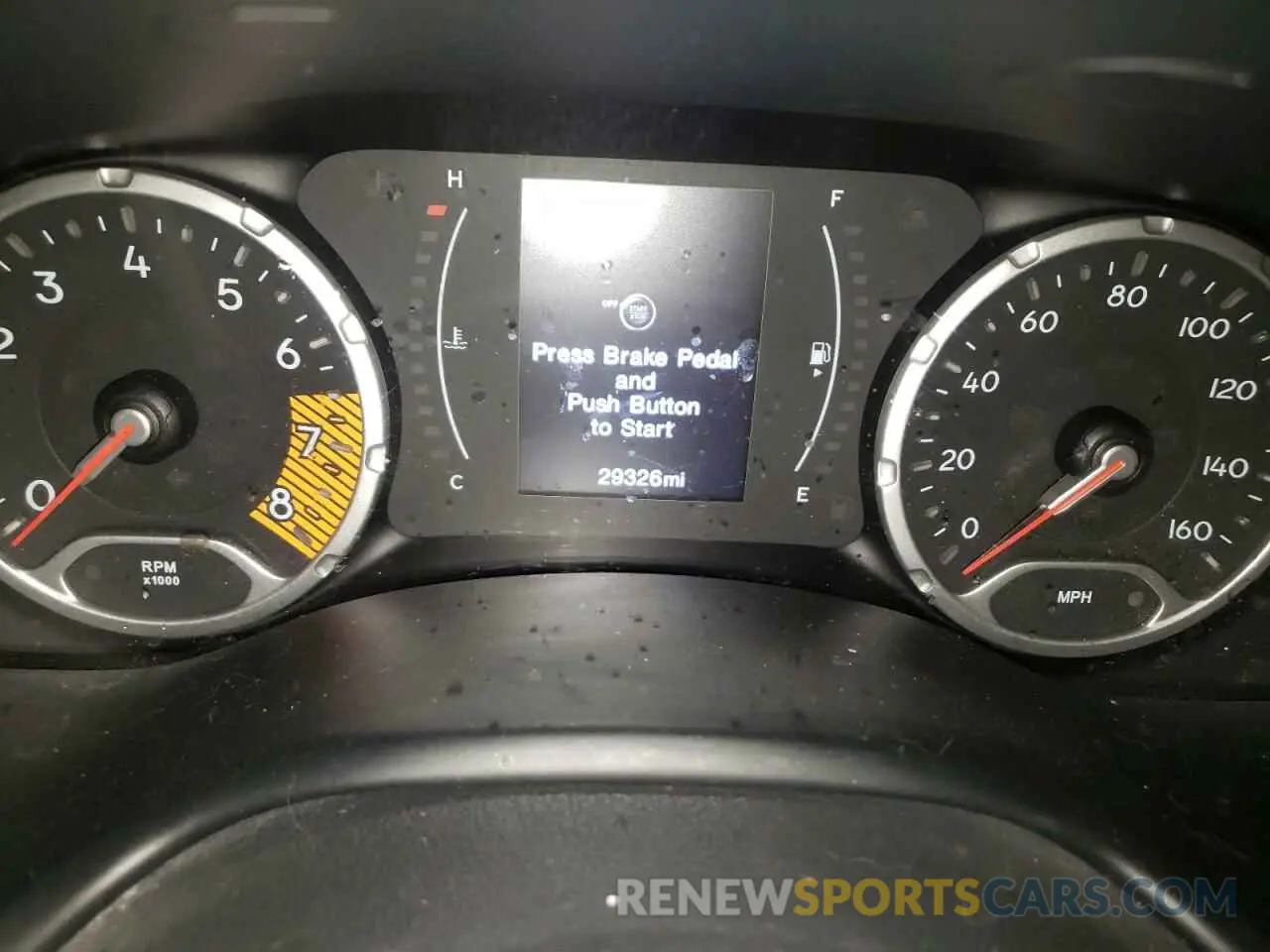 9 Photograph of a damaged car ZACNJDAB8MPM23643 JEEP RENEGADE 2021