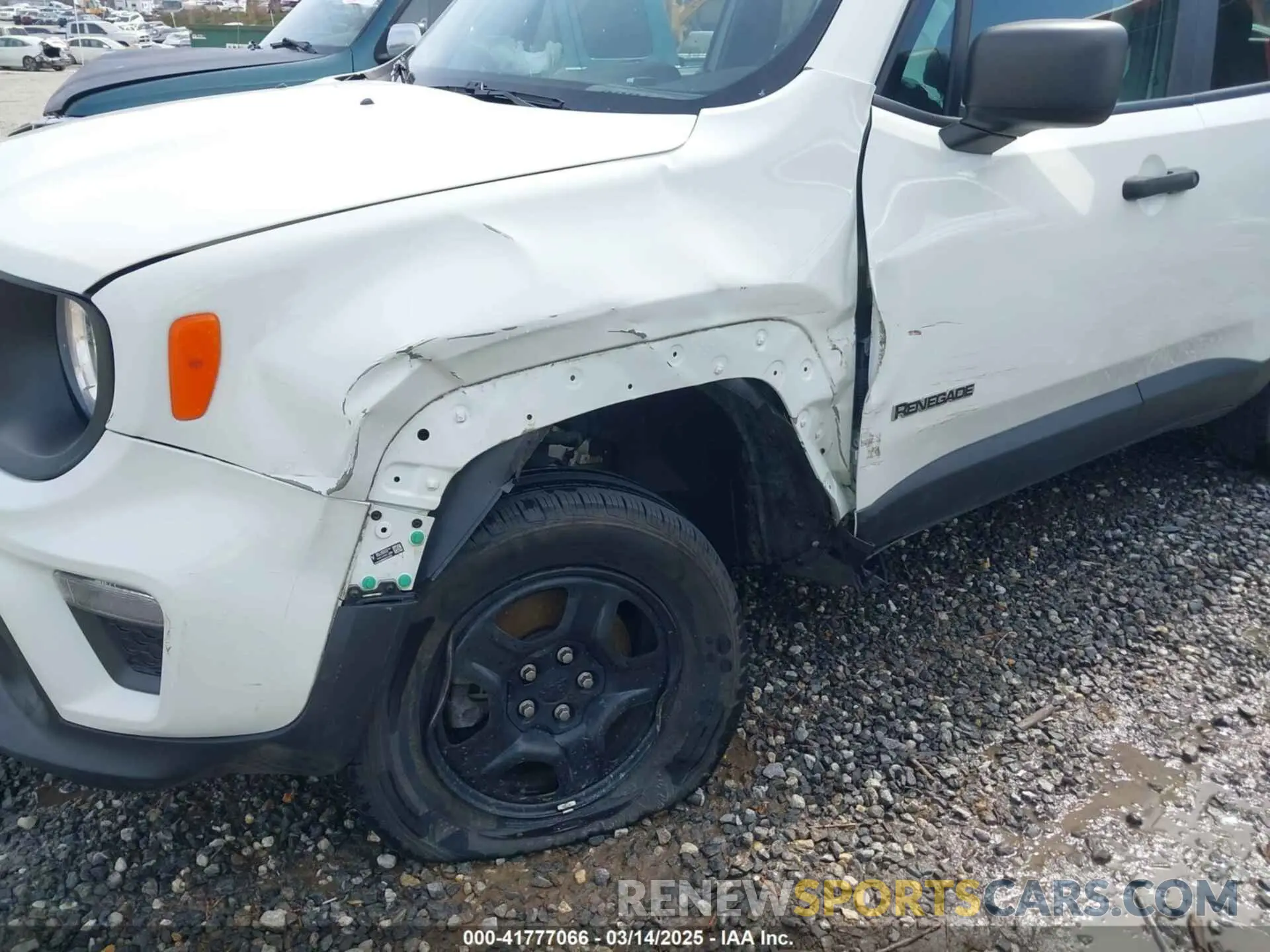 6 Photograph of a damaged car ZACNJDAB9MPM41519 JEEP RENEGADE 2021