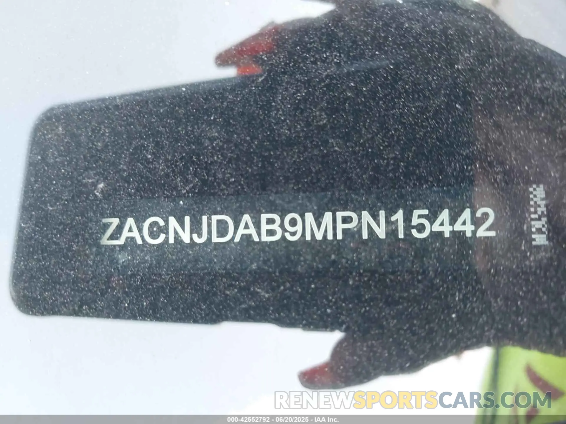 9 Photograph of a damaged car ZACNJDAB9MPN15442 JEEP RENEGADE 2021