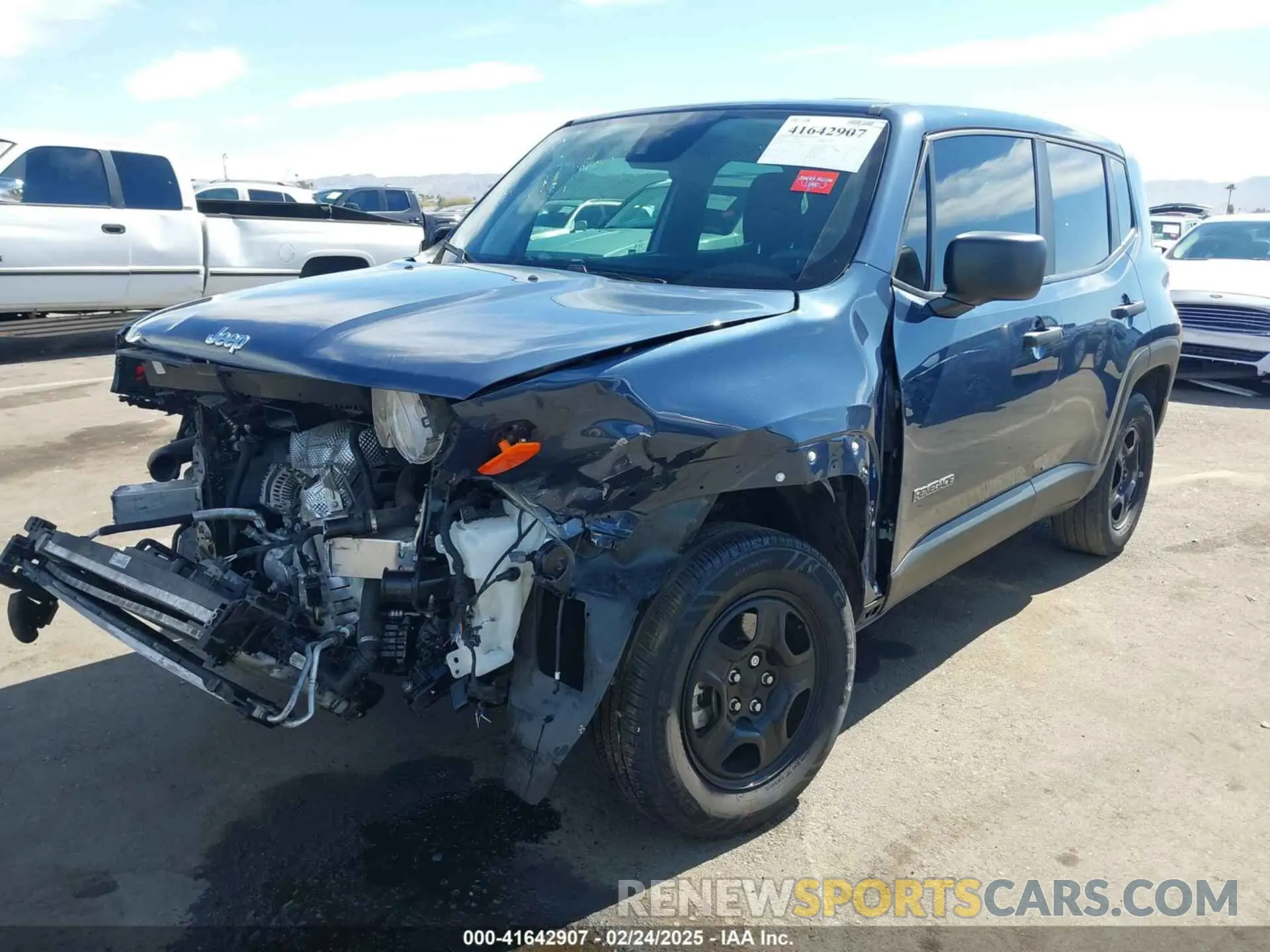 6 Photograph of a damaged car ZACNJDABXMPM18203 JEEP RENEGADE 2021