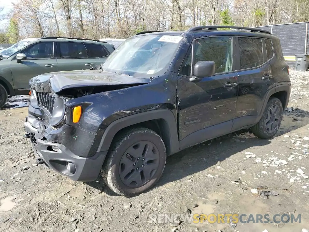 1 Photograph of a damaged car ZACNJDABXMPM26690 JEEP RENEGADE 2021