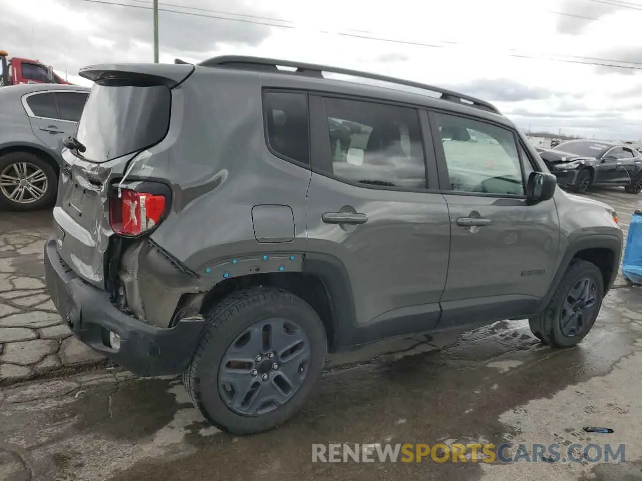 3 Фотография поврежденного автомобиля ZACNJDABXMPM30495 JEEP RENEGADE 2021