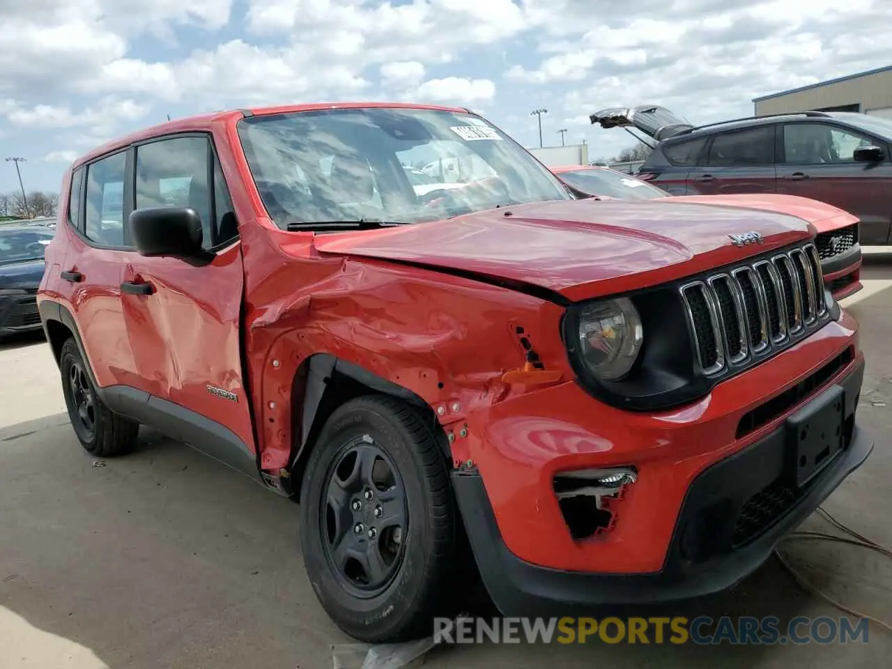 4 Фотография поврежденного автомобиля ZACNJDABXMPN09892 JEEP RENEGADE 2021