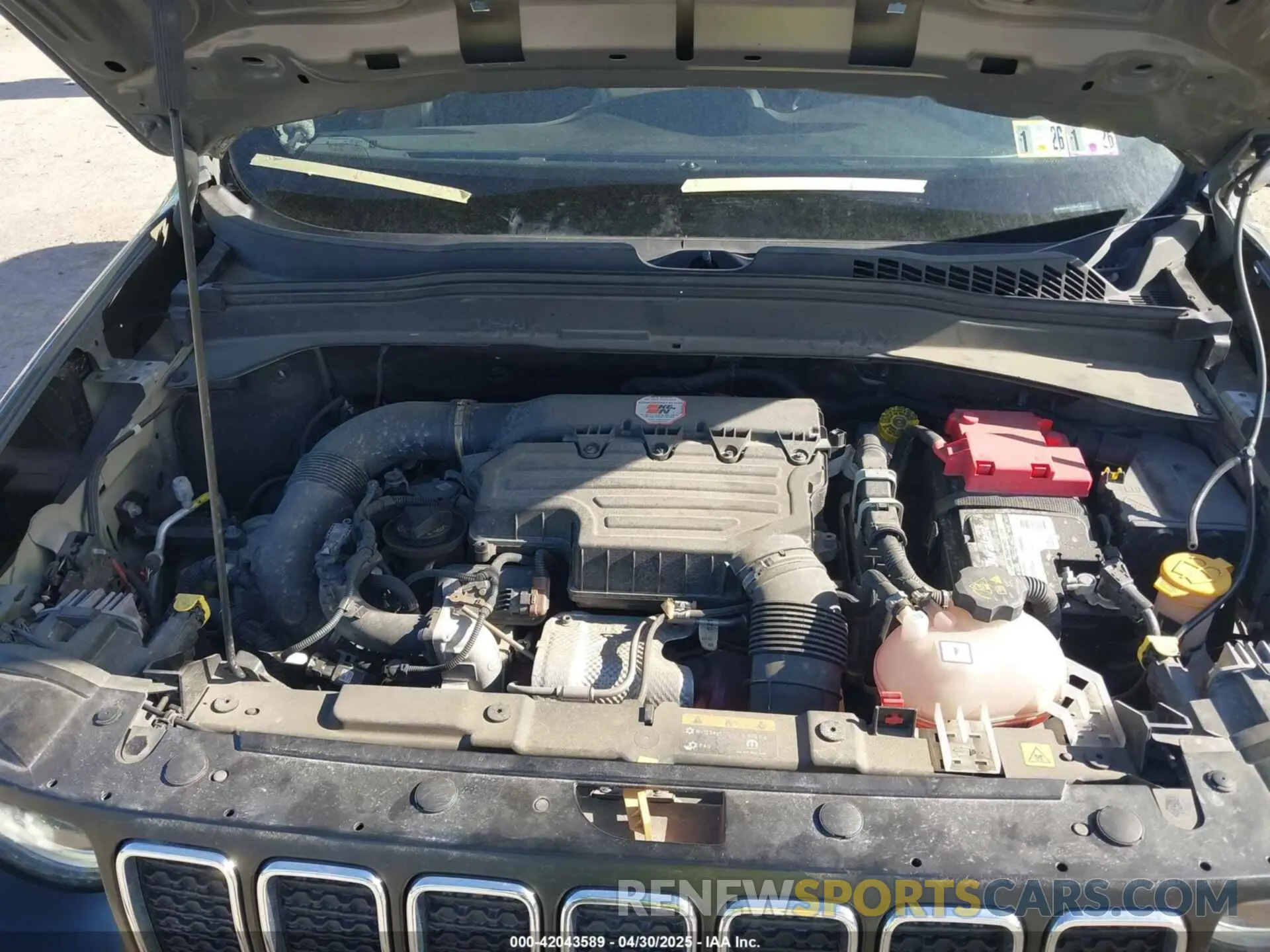 10 Photograph of a damaged car ZACNJDB14MPM34631 JEEP RENEGADE 2021