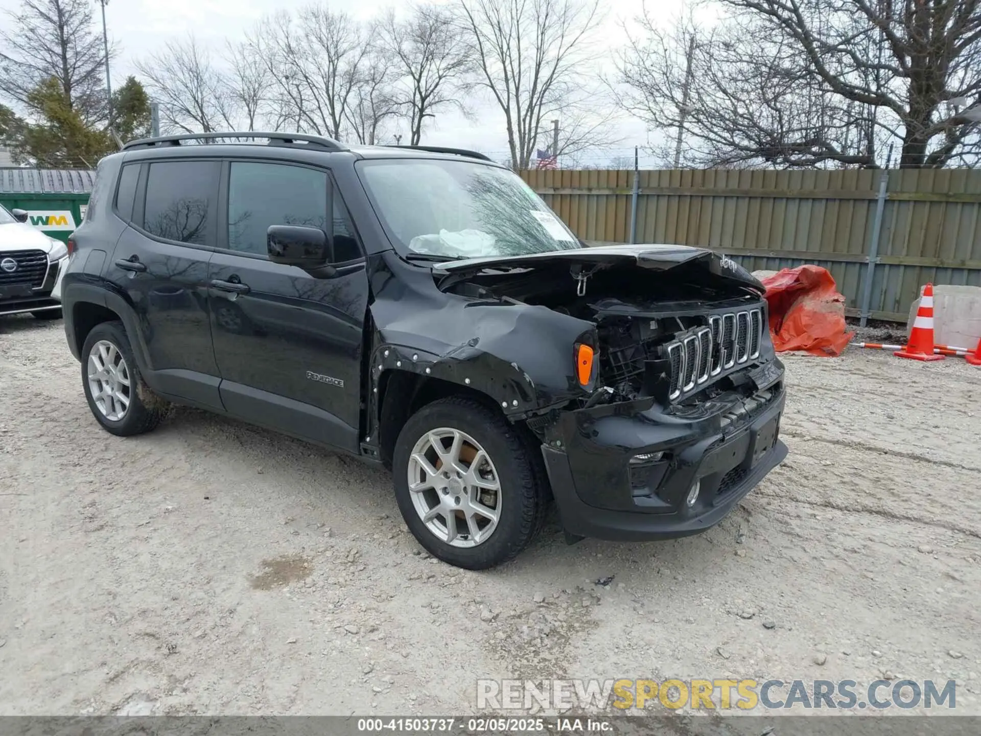 1 Фотография поврежденного автомобиля ZACNJDB16MPN32088 JEEP RENEGADE 2021