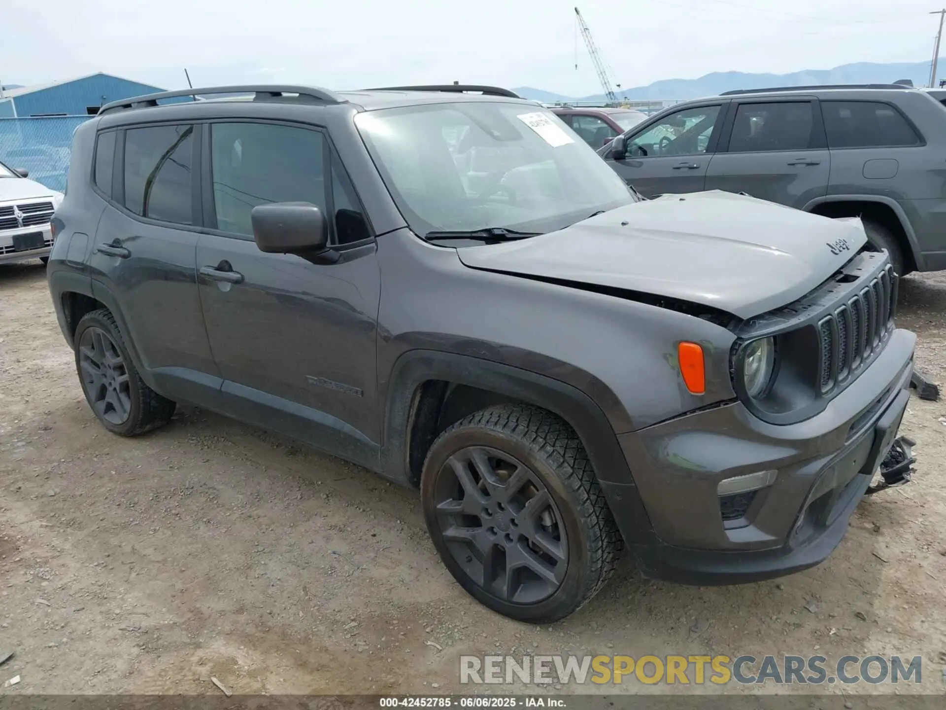 1 Фотография поврежденного автомобиля ZACNJDB17MPM29388 JEEP RENEGADE 2021