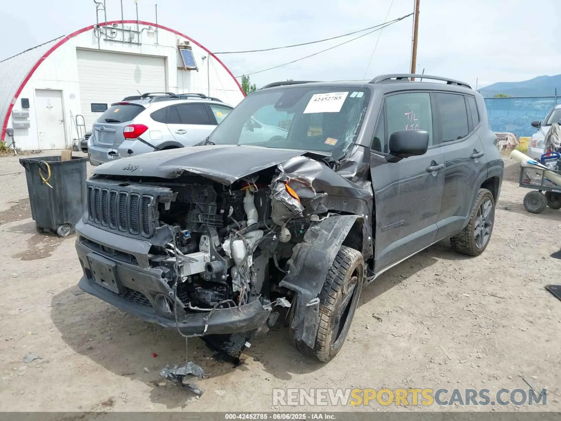 6 Фотография поврежденного автомобиля ZACNJDB17MPM29388 JEEP RENEGADE 2021
