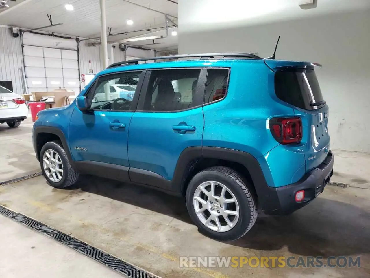 2 Photograph of a damaged car ZACNJDB1XMPN33454 JEEP RENEGADE 2021