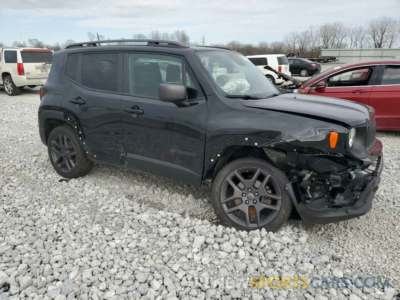 4 Photograph of a damaged car ZACNJDBB0MPM33663 JEEP RENEGADE 2021