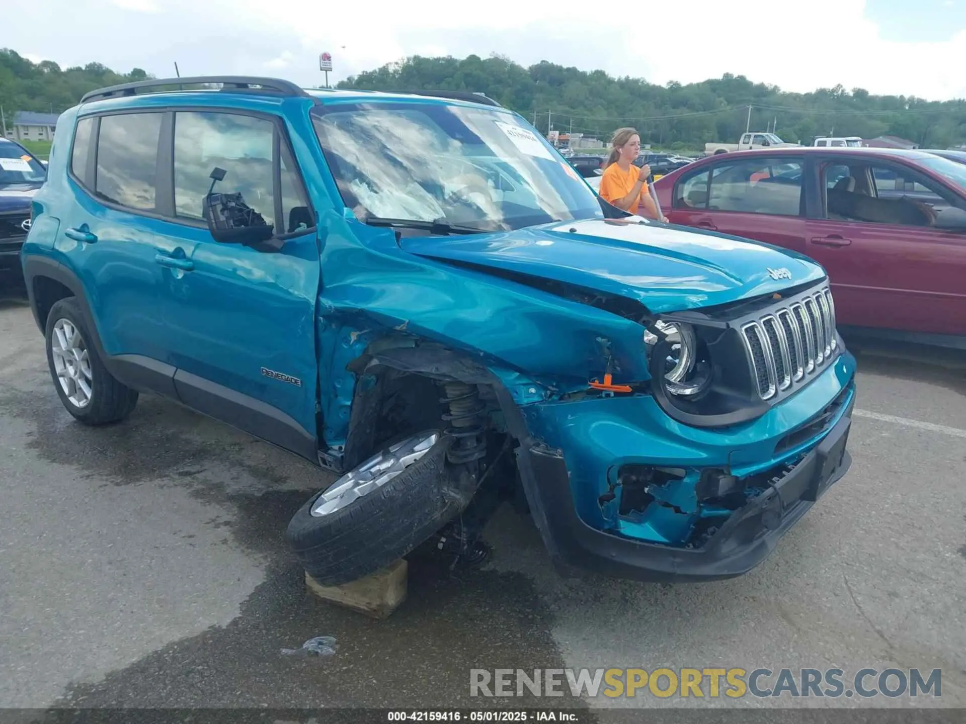 1 Фотография поврежденного автомобиля ZACNJDBB0MPM39978 JEEP RENEGADE 2021
