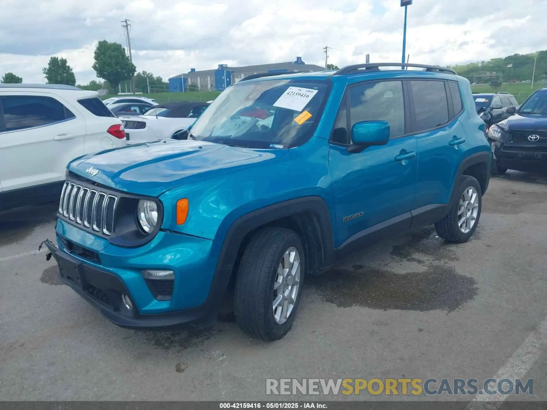2 Фотография поврежденного автомобиля ZACNJDBB0MPM39978 JEEP RENEGADE 2021