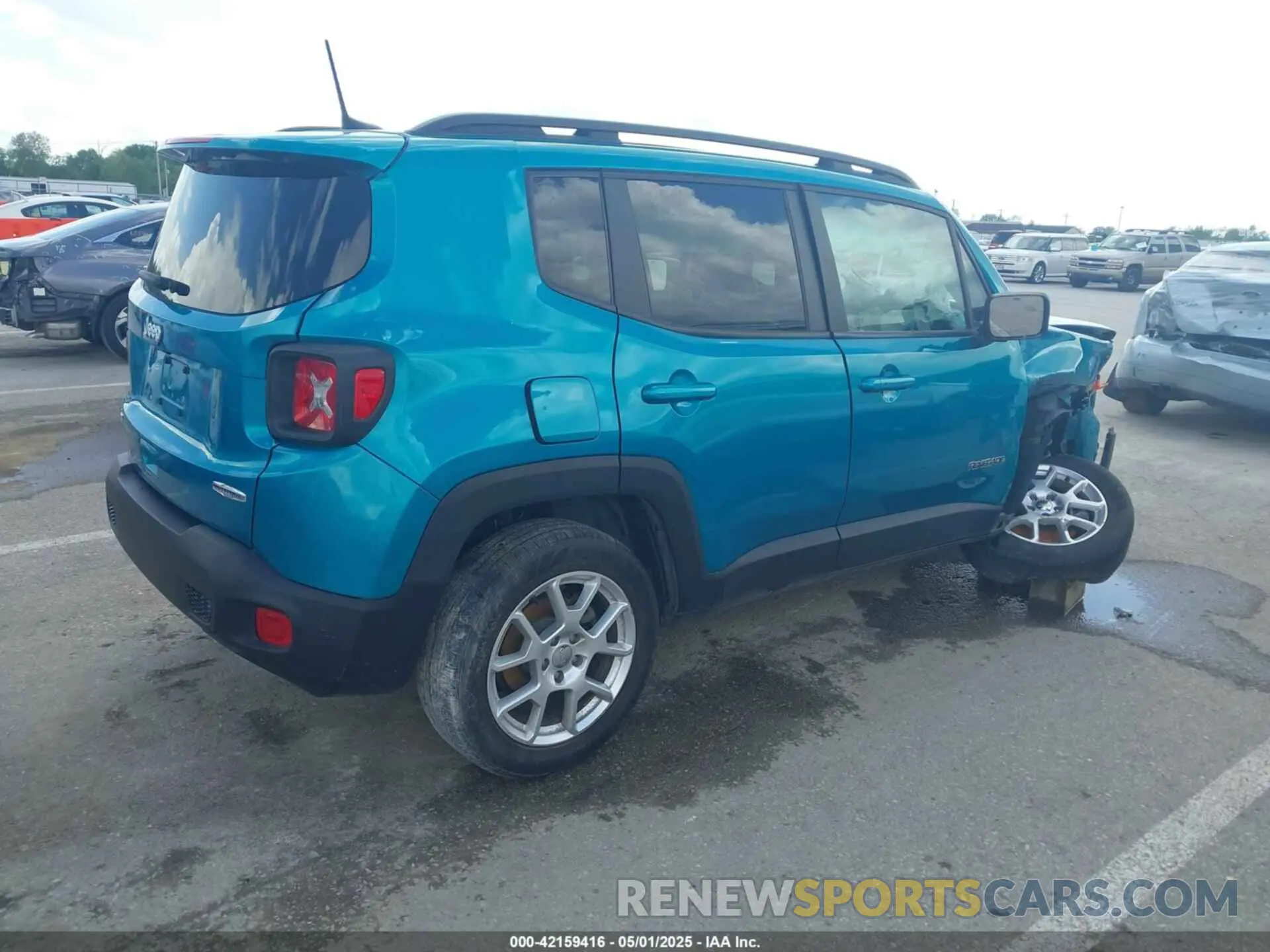 4 Фотография поврежденного автомобиля ZACNJDBB0MPM39978 JEEP RENEGADE 2021