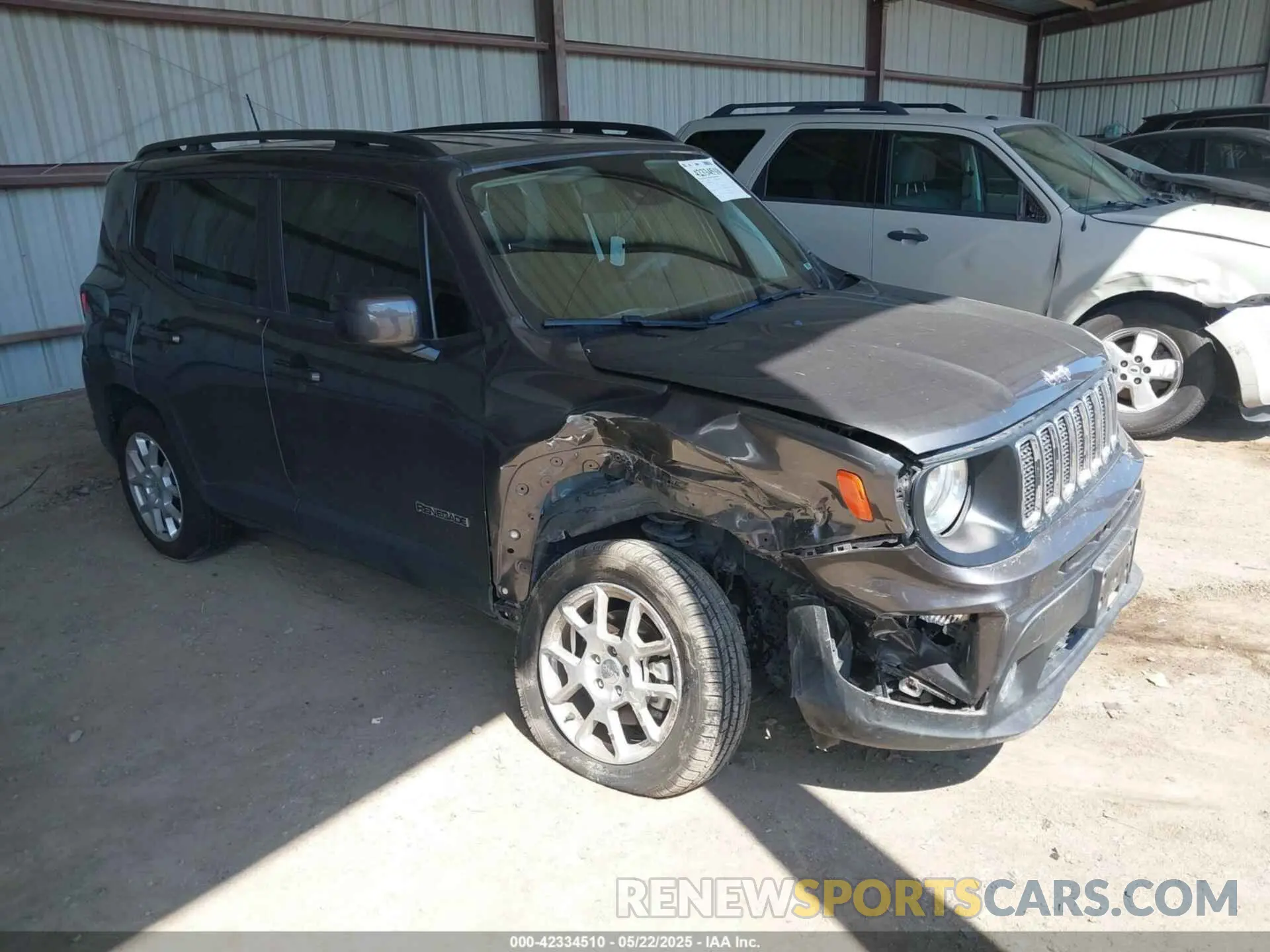 1 Photograph of a damaged car ZACNJDBB0MPN08135 JEEP RENEGADE 2021