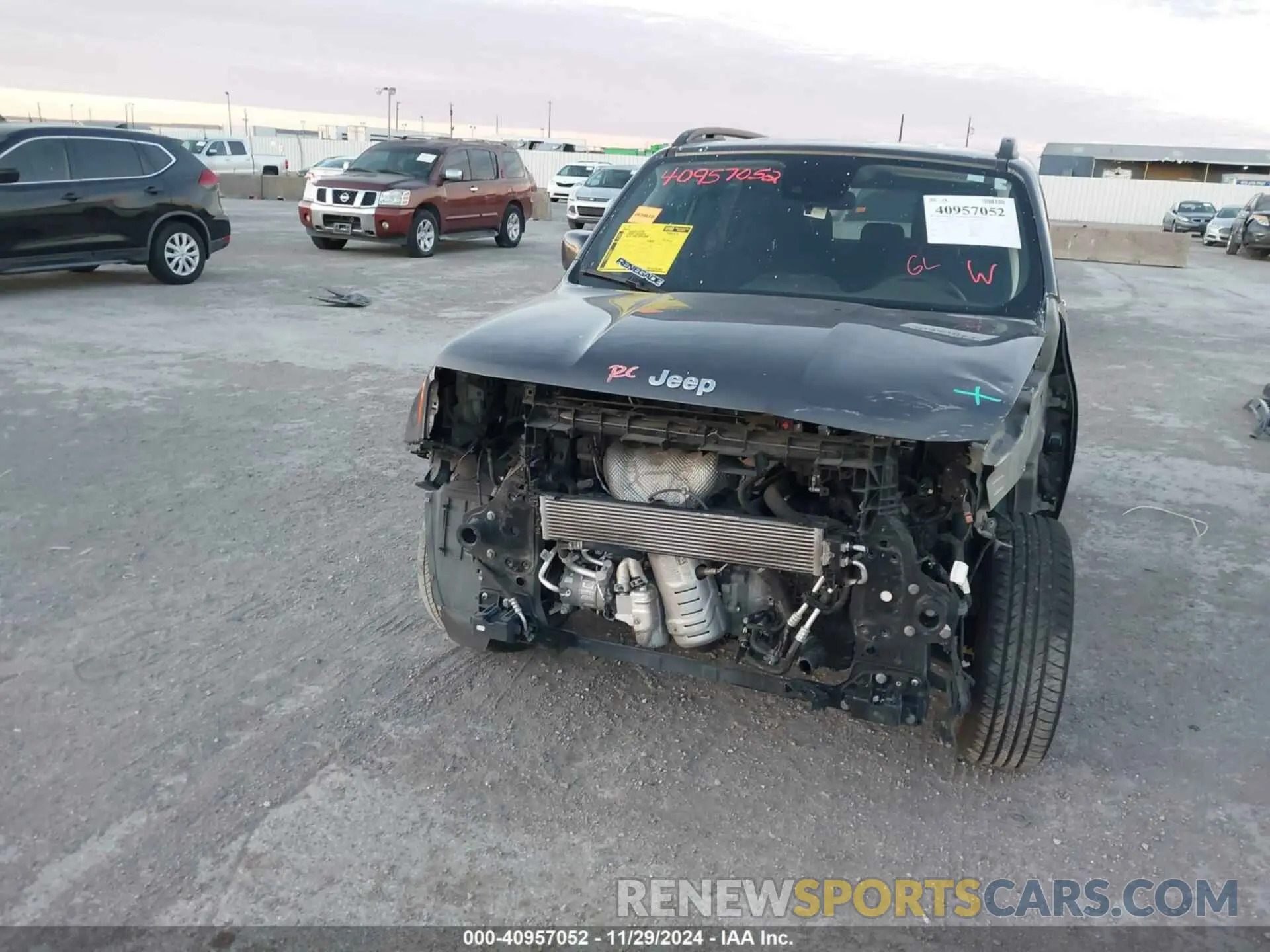 13 Photograph of a damaged car ZACNJDBB0MPN13884 JEEP RENEGADE 2021