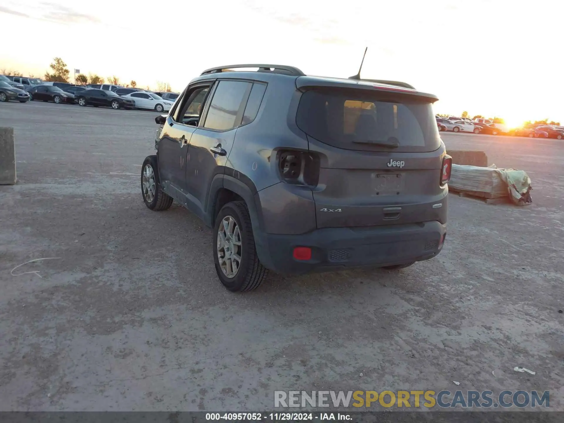 3 Photograph of a damaged car ZACNJDBB0MPN13884 JEEP RENEGADE 2021