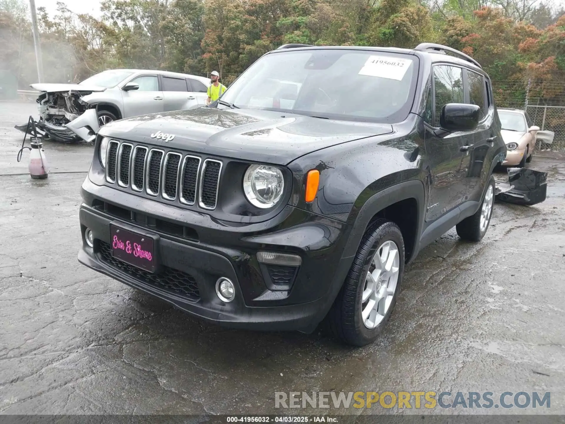 2 Photograph of a damaged car ZACNJDBB1MPN30757 JEEP RENEGADE 2021
