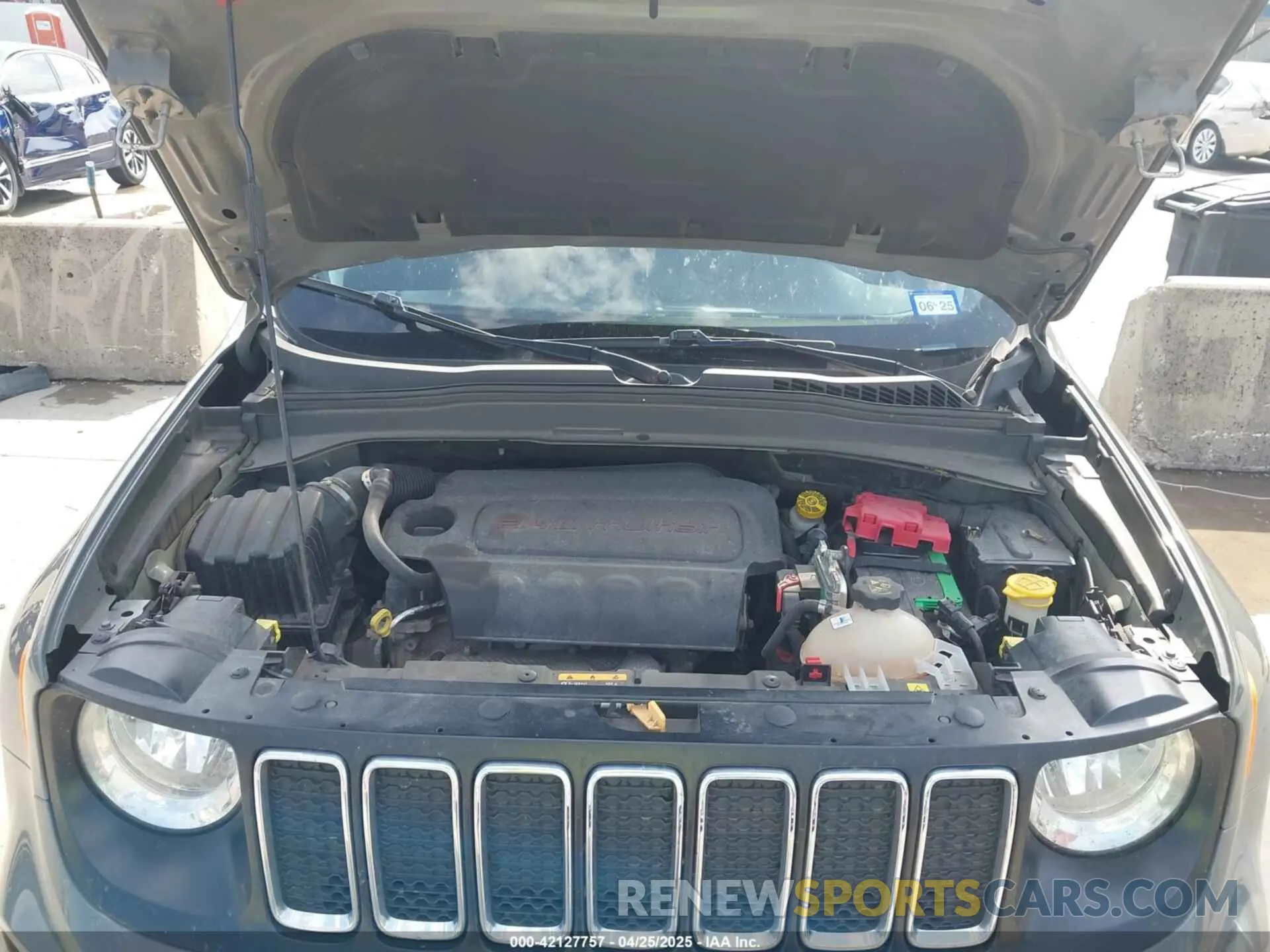 10 Photograph of a damaged car ZACNJDBB2MPM48729 JEEP RENEGADE 2021