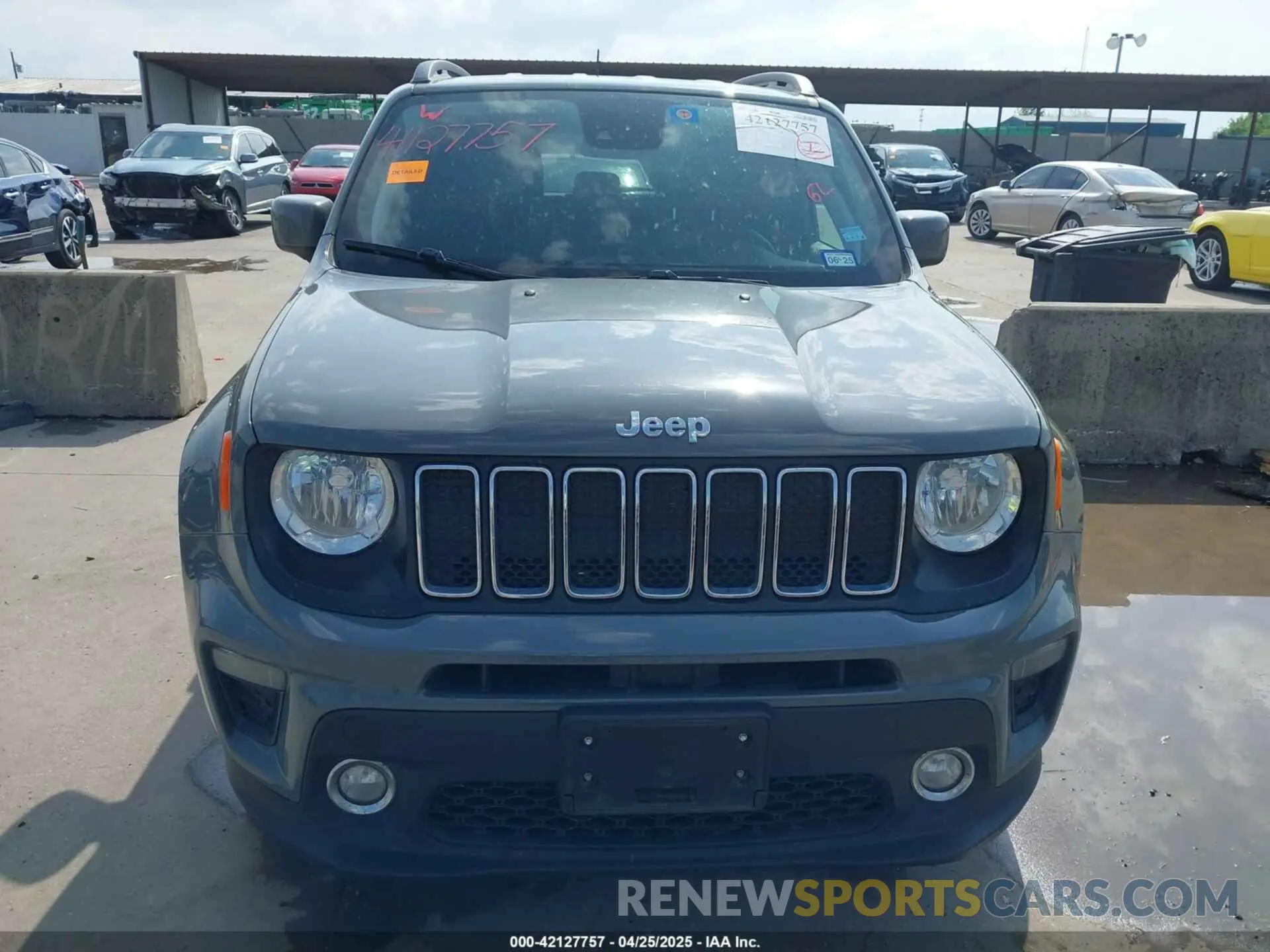 12 Photograph of a damaged car ZACNJDBB2MPM48729 JEEP RENEGADE 2021