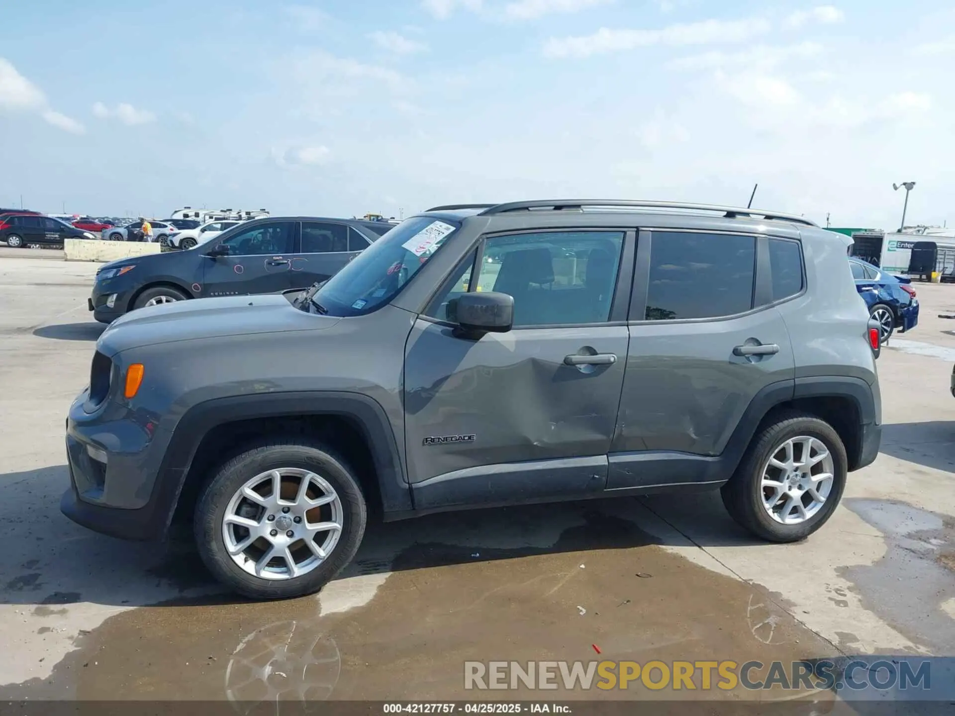 14 Photograph of a damaged car ZACNJDBB2MPM48729 JEEP RENEGADE 2021