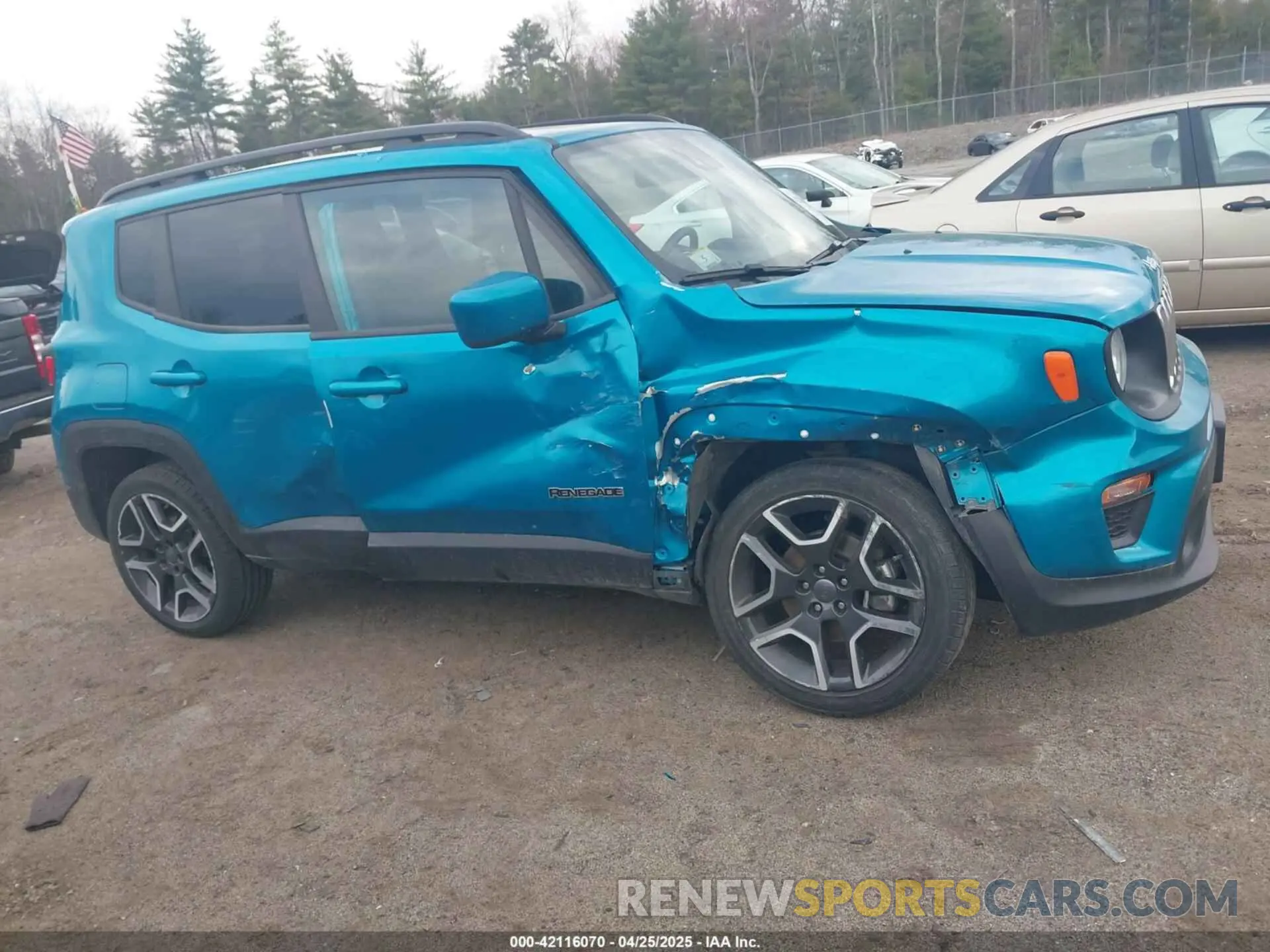 12 Photograph of a damaged car ZACNJDBB2MPM72609 JEEP RENEGADE 2021