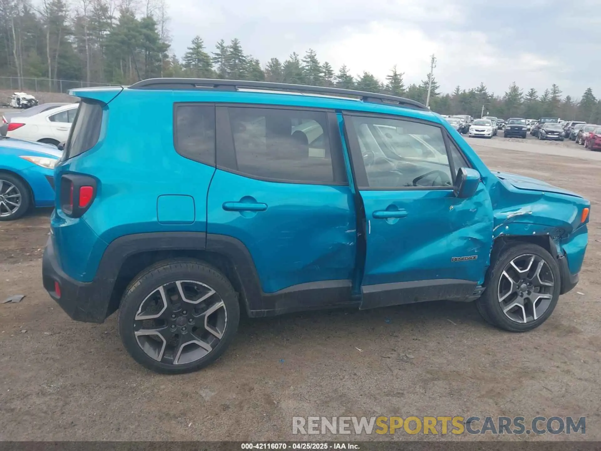 14 Photograph of a damaged car ZACNJDBB2MPM72609 JEEP RENEGADE 2021