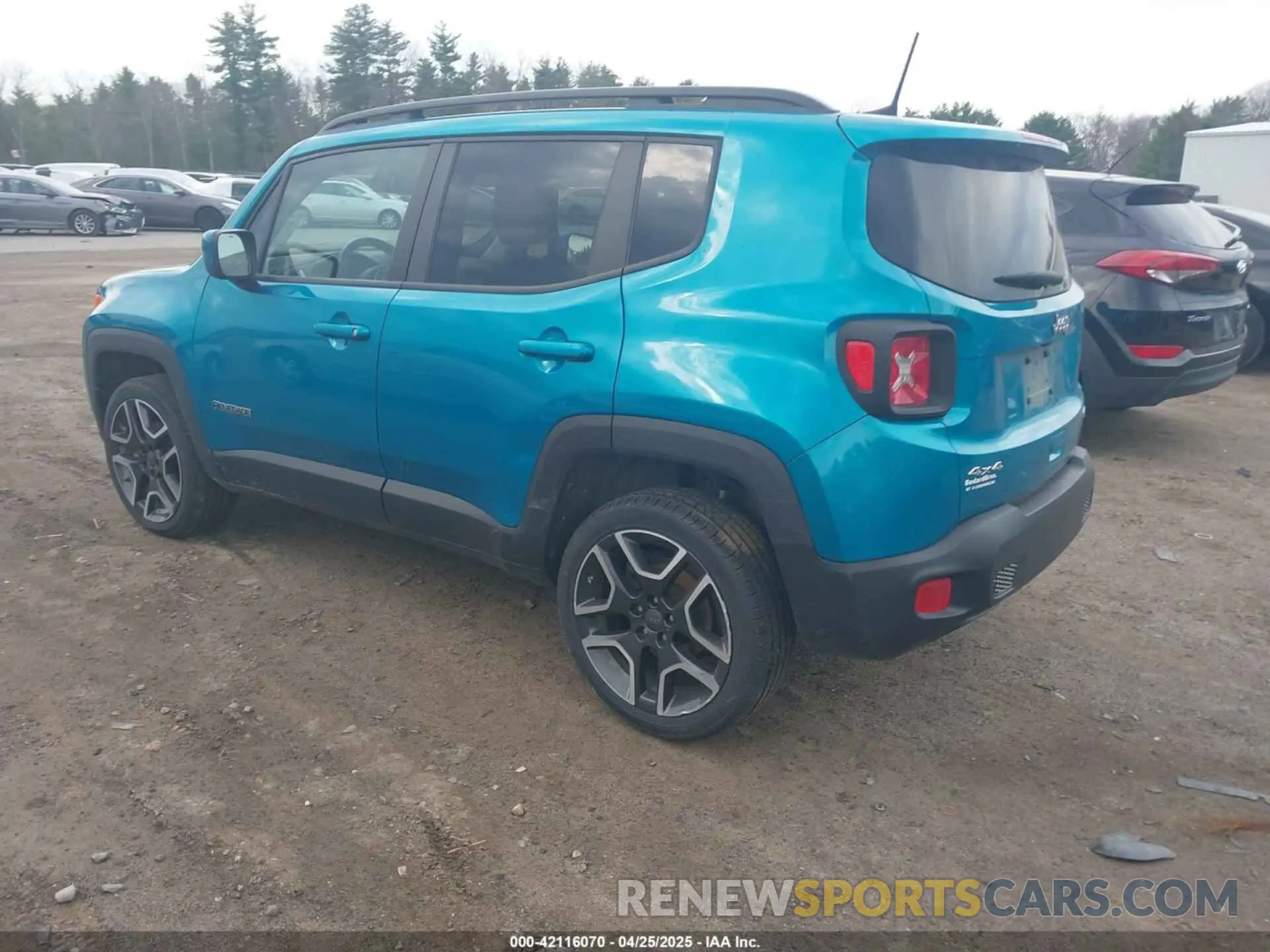 3 Photograph of a damaged car ZACNJDBB2MPM72609 JEEP RENEGADE 2021