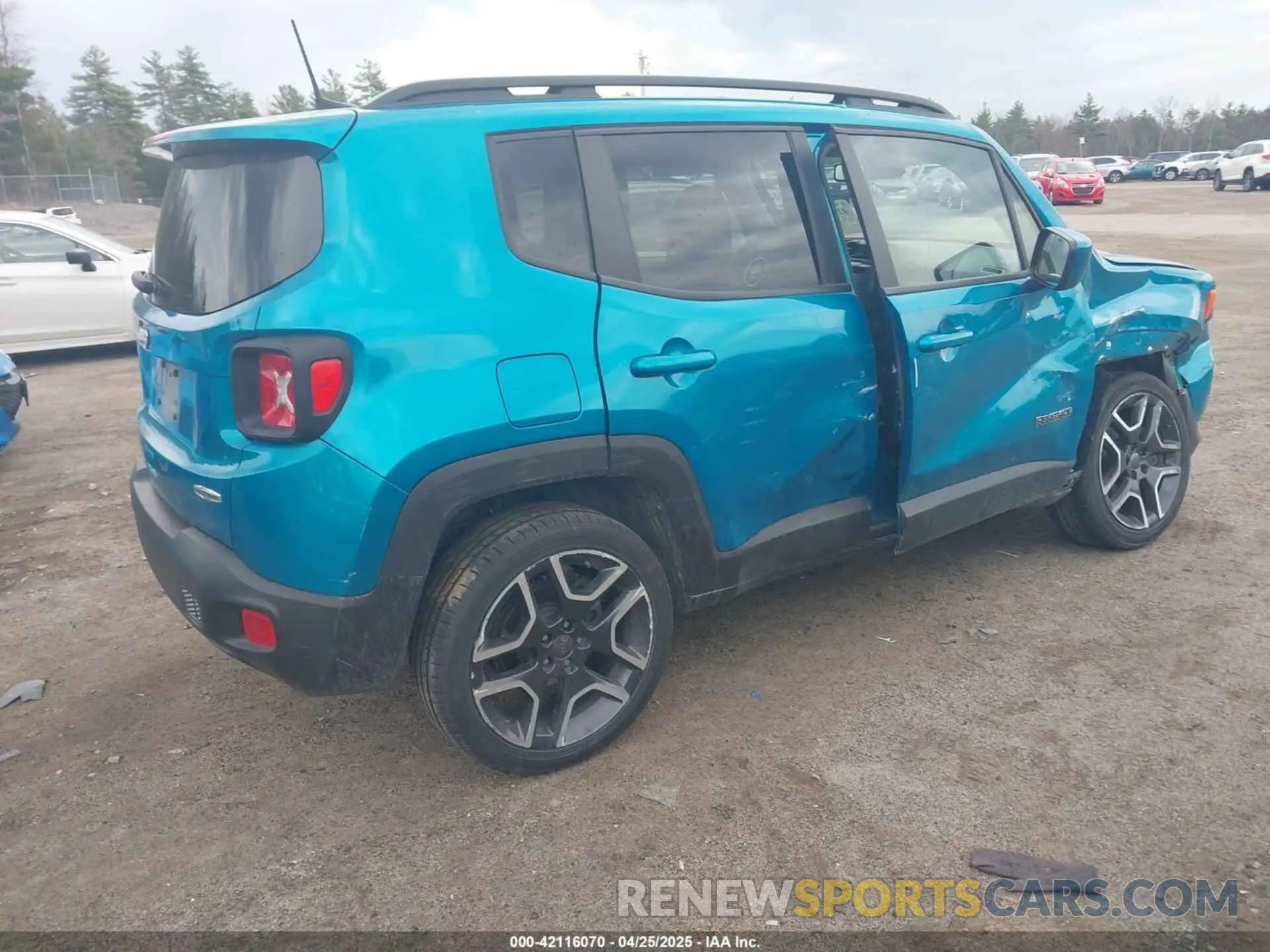 4 Photograph of a damaged car ZACNJDBB2MPM72609 JEEP RENEGADE 2021