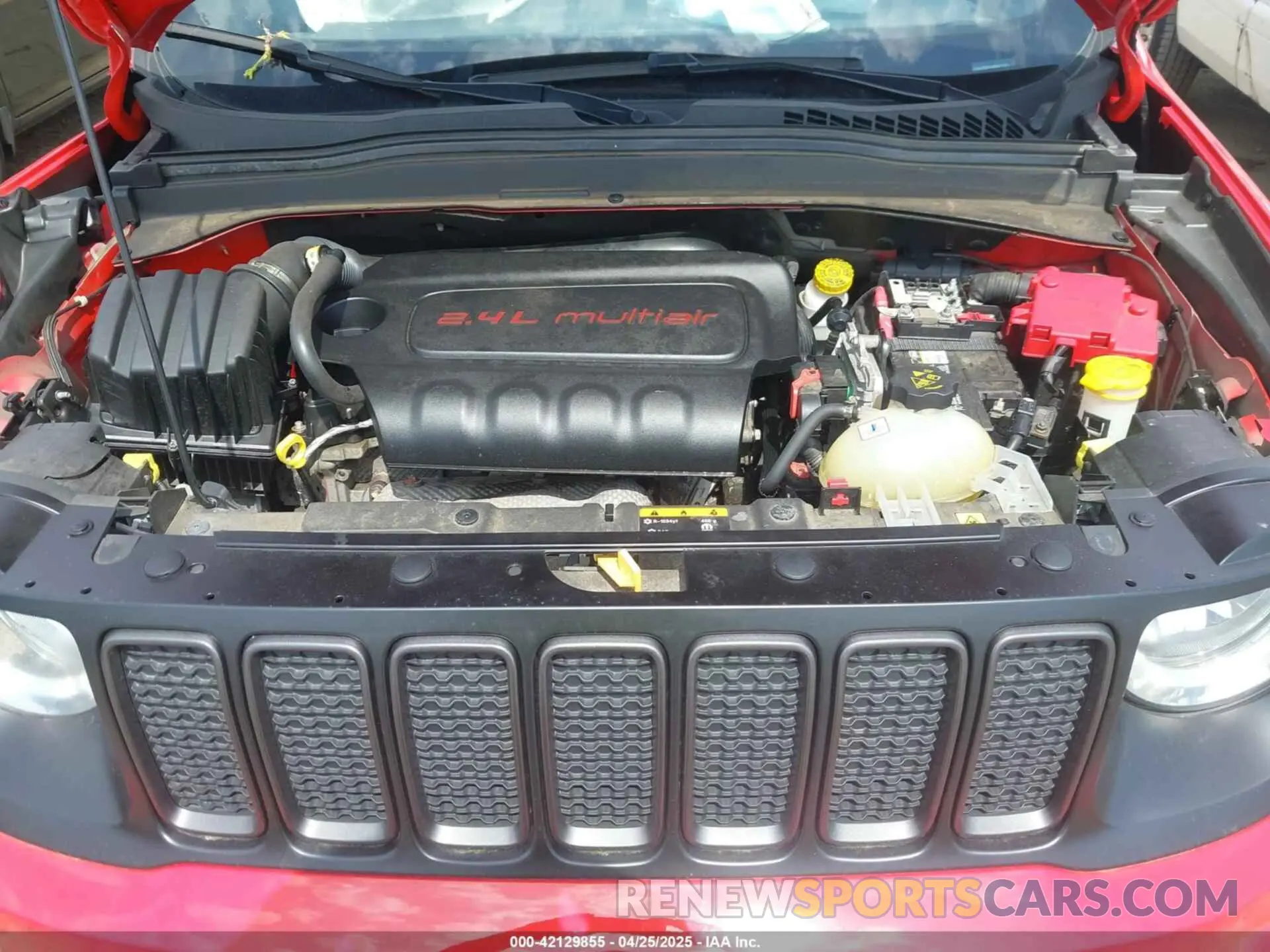 10 Photograph of a damaged car ZACNJDBB2MPM77874 JEEP RENEGADE 2021