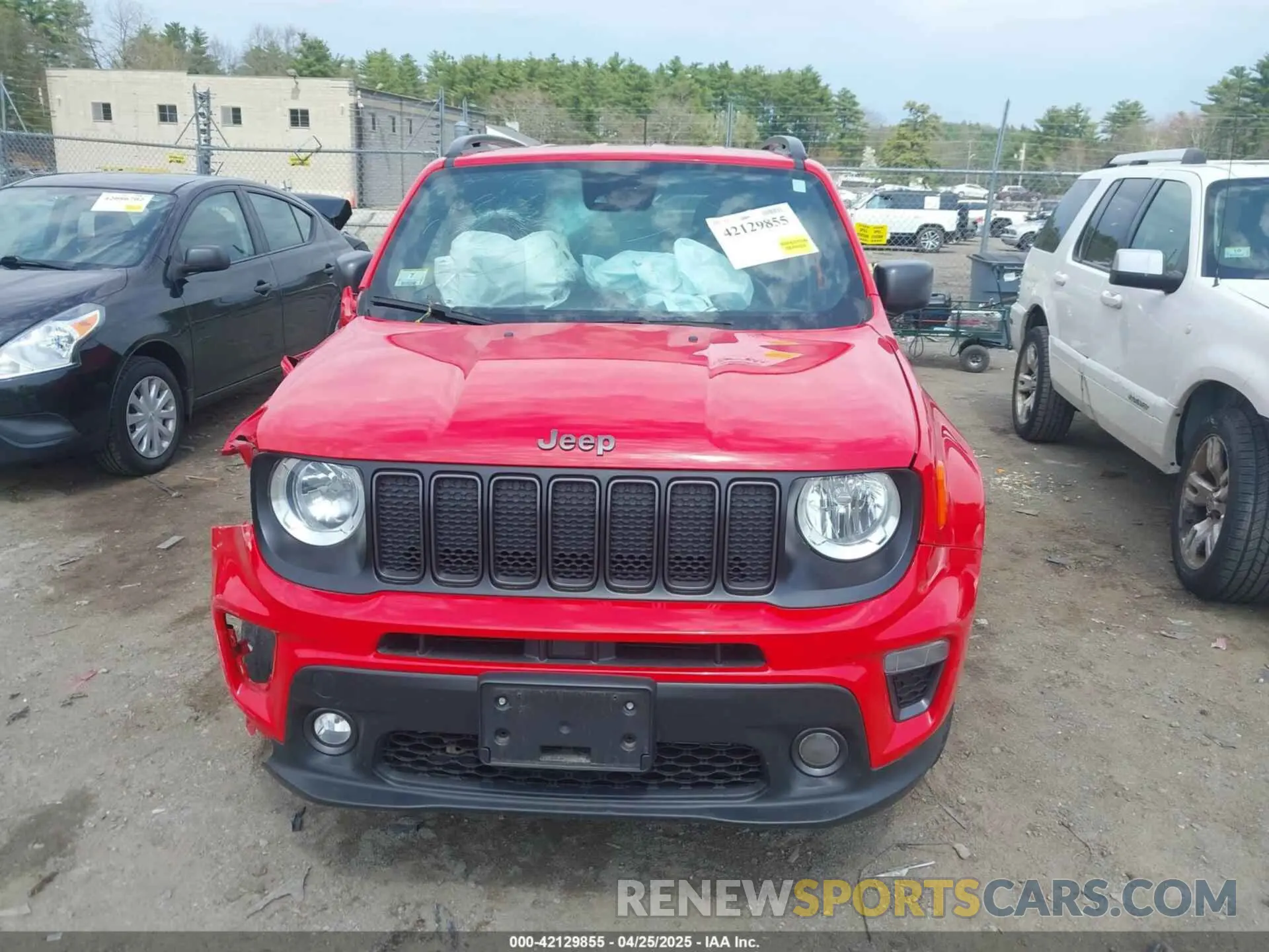 12 Photograph of a damaged car ZACNJDBB2MPM77874 JEEP RENEGADE 2021