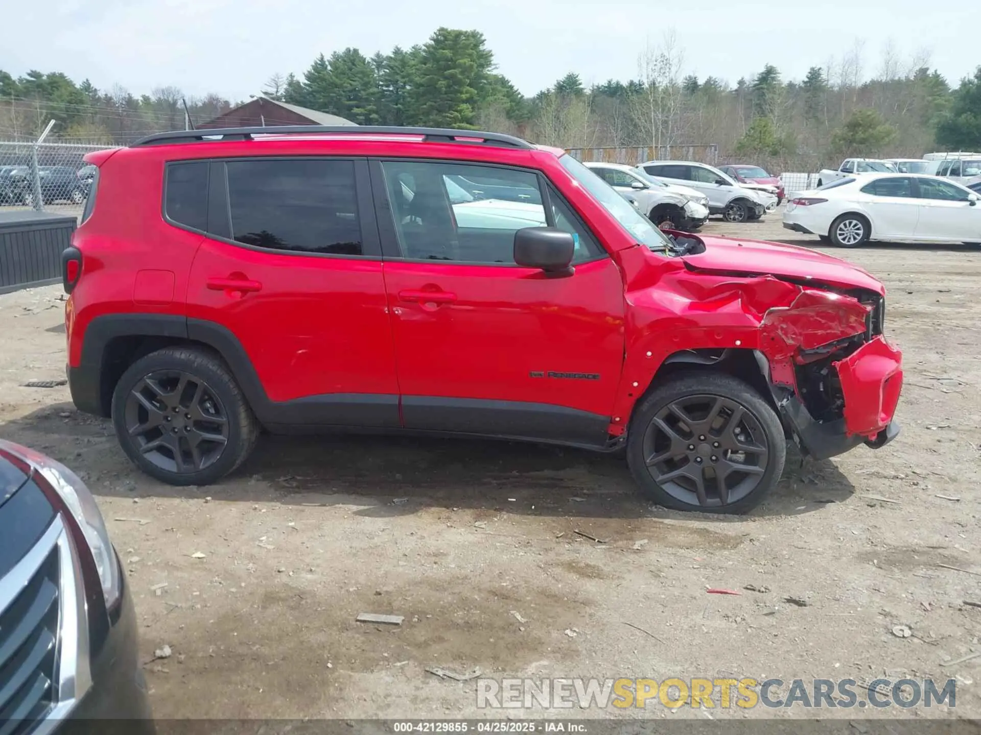 13 Photograph of a damaged car ZACNJDBB2MPM77874 JEEP RENEGADE 2021