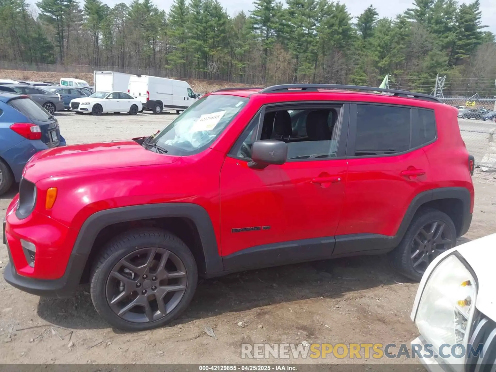 14 Photograph of a damaged car ZACNJDBB2MPM77874 JEEP RENEGADE 2021