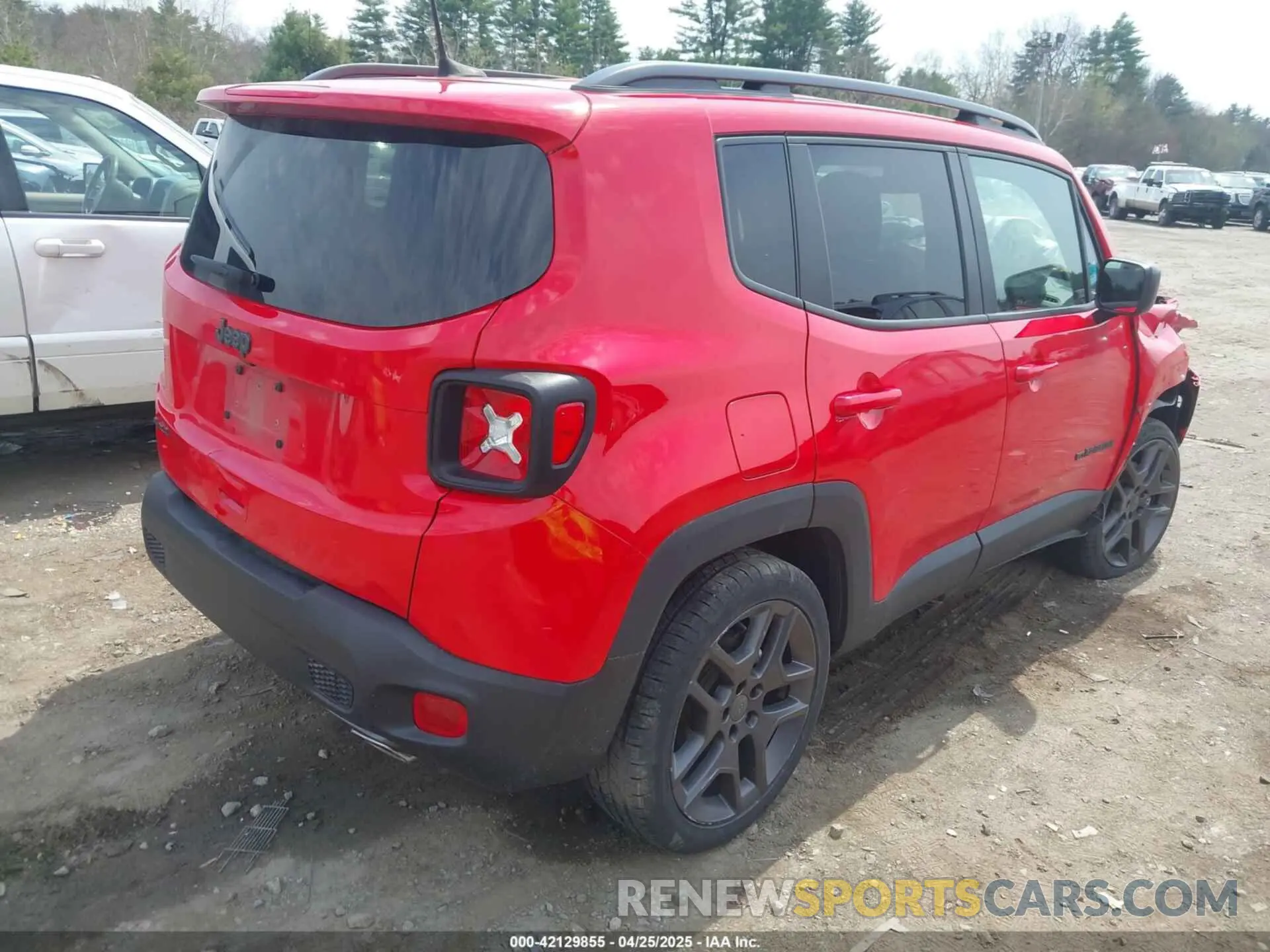 4 Photograph of a damaged car ZACNJDBB2MPM77874 JEEP RENEGADE 2021