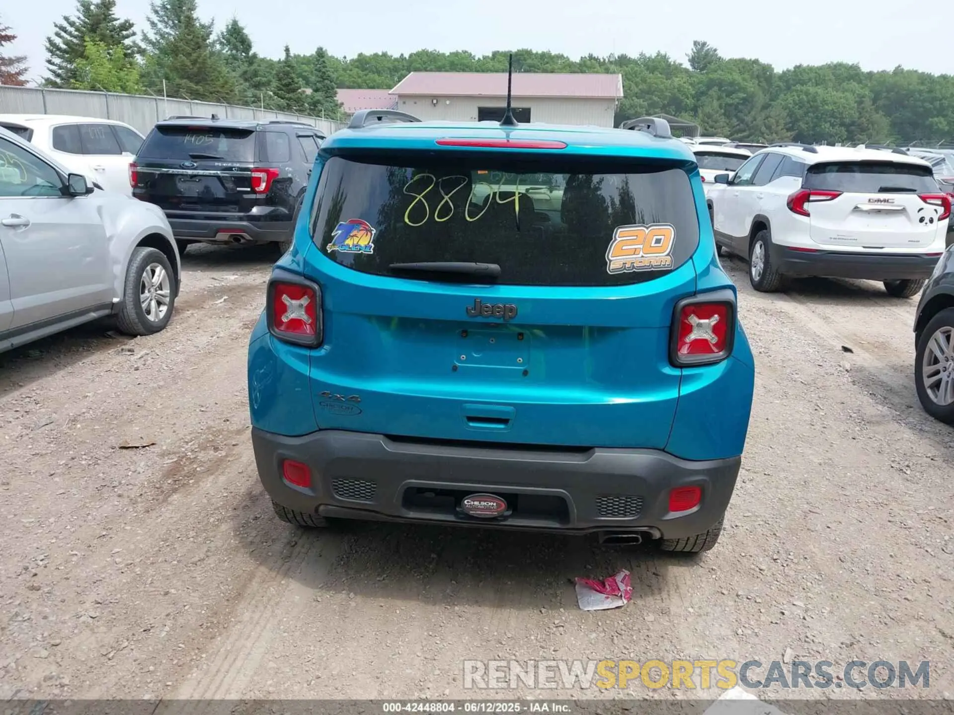 16 Photograph of a damaged car ZACNJDBB2MPM95095 JEEP RENEGADE 2021