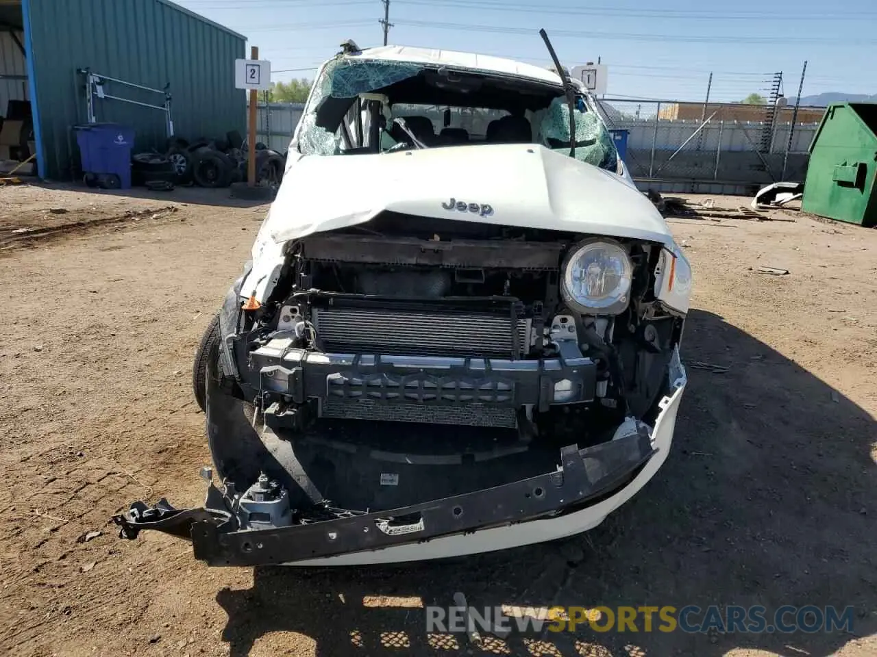 5 Photograph of a damaged car ZACNJDBB3MPM38405 JEEP RENEGADE 2021