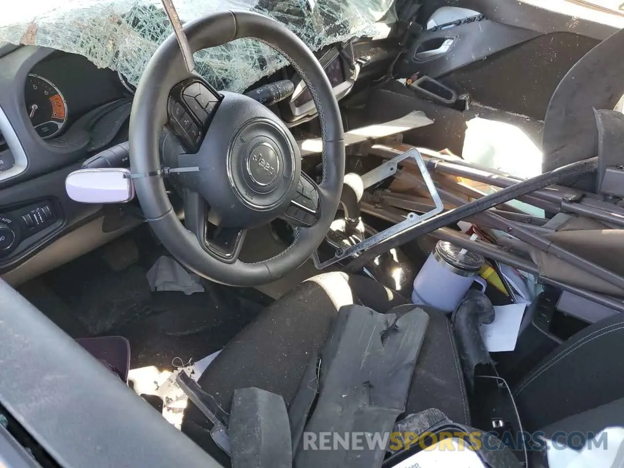 8 Photograph of a damaged car ZACNJDBB3MPM38405 JEEP RENEGADE 2021