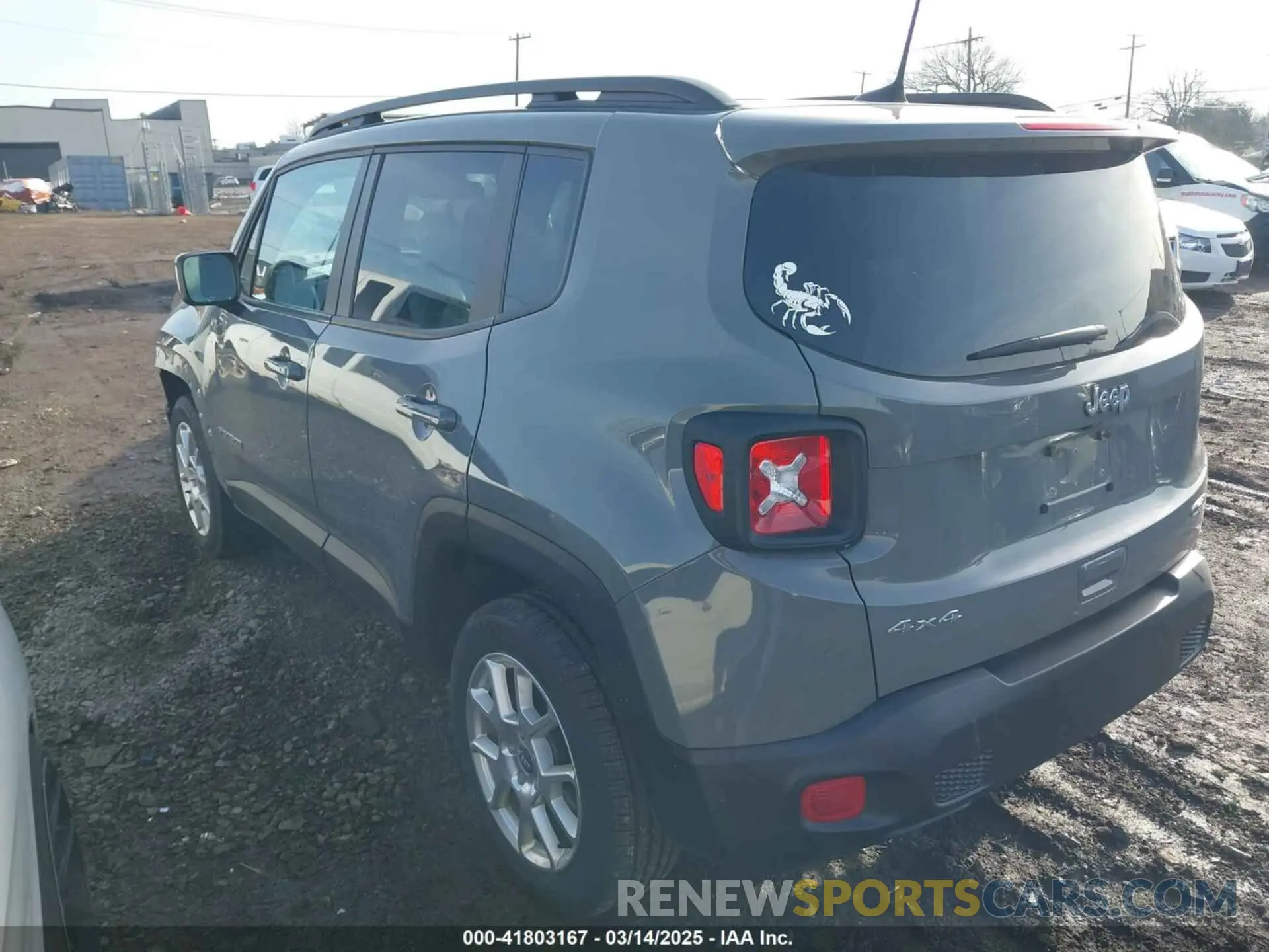 3 Photograph of a damaged car ZACNJDBB3MPN22076 JEEP RENEGADE 2021