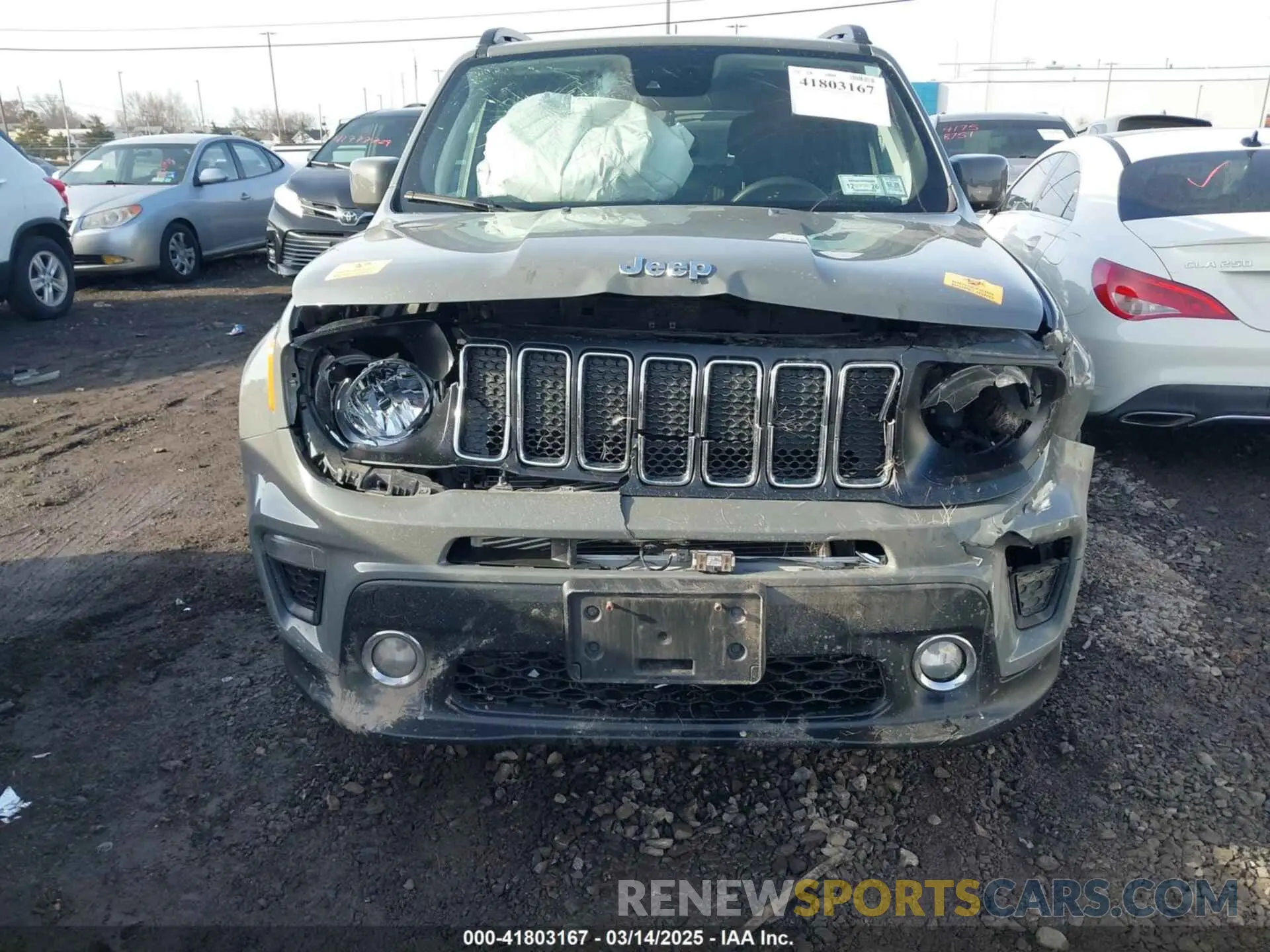 6 Photograph of a damaged car ZACNJDBB3MPN22076 JEEP RENEGADE 2021
