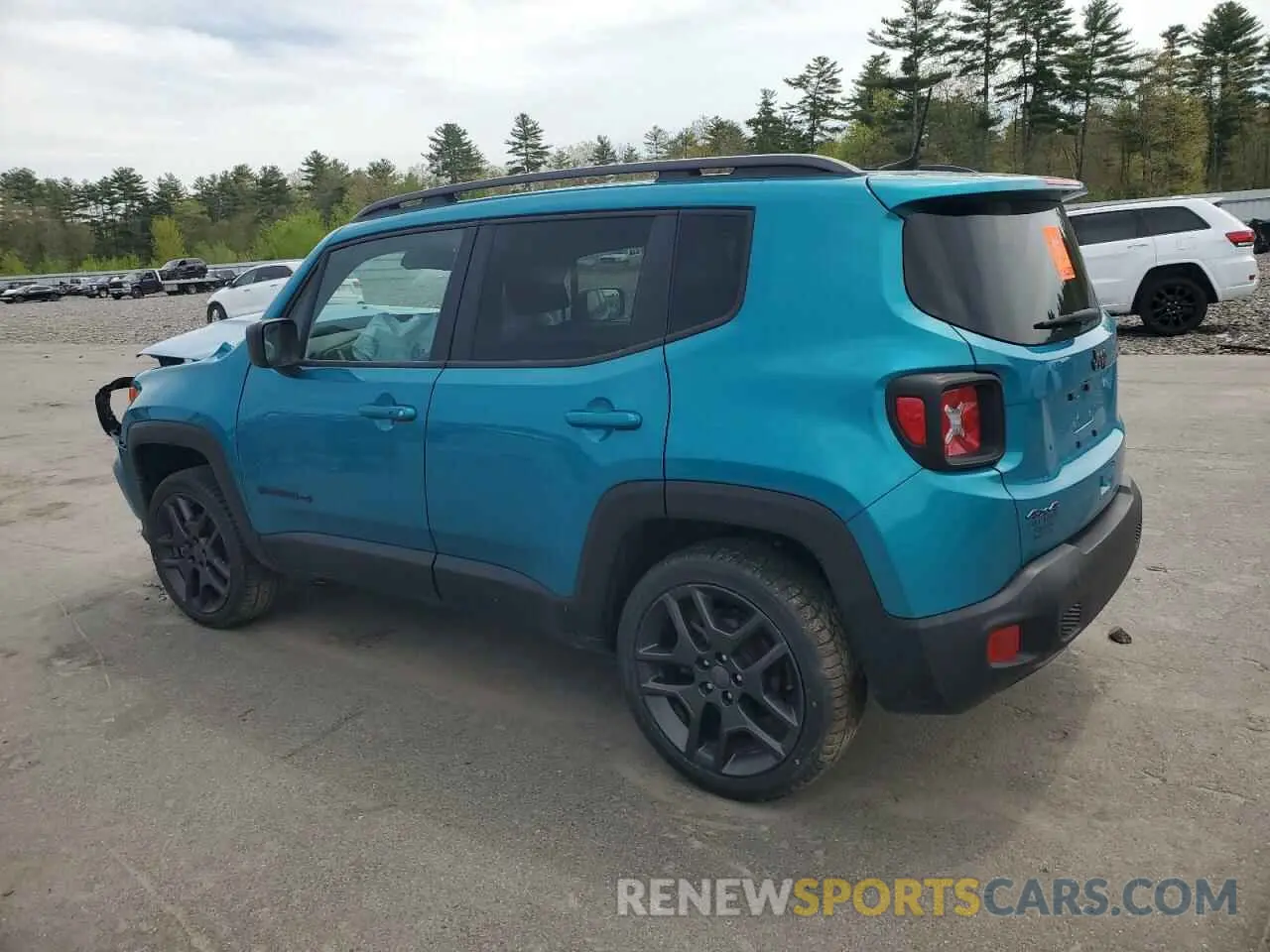 2 Photograph of a damaged car ZACNJDBB3MPN31456 JEEP RENEGADE 2021