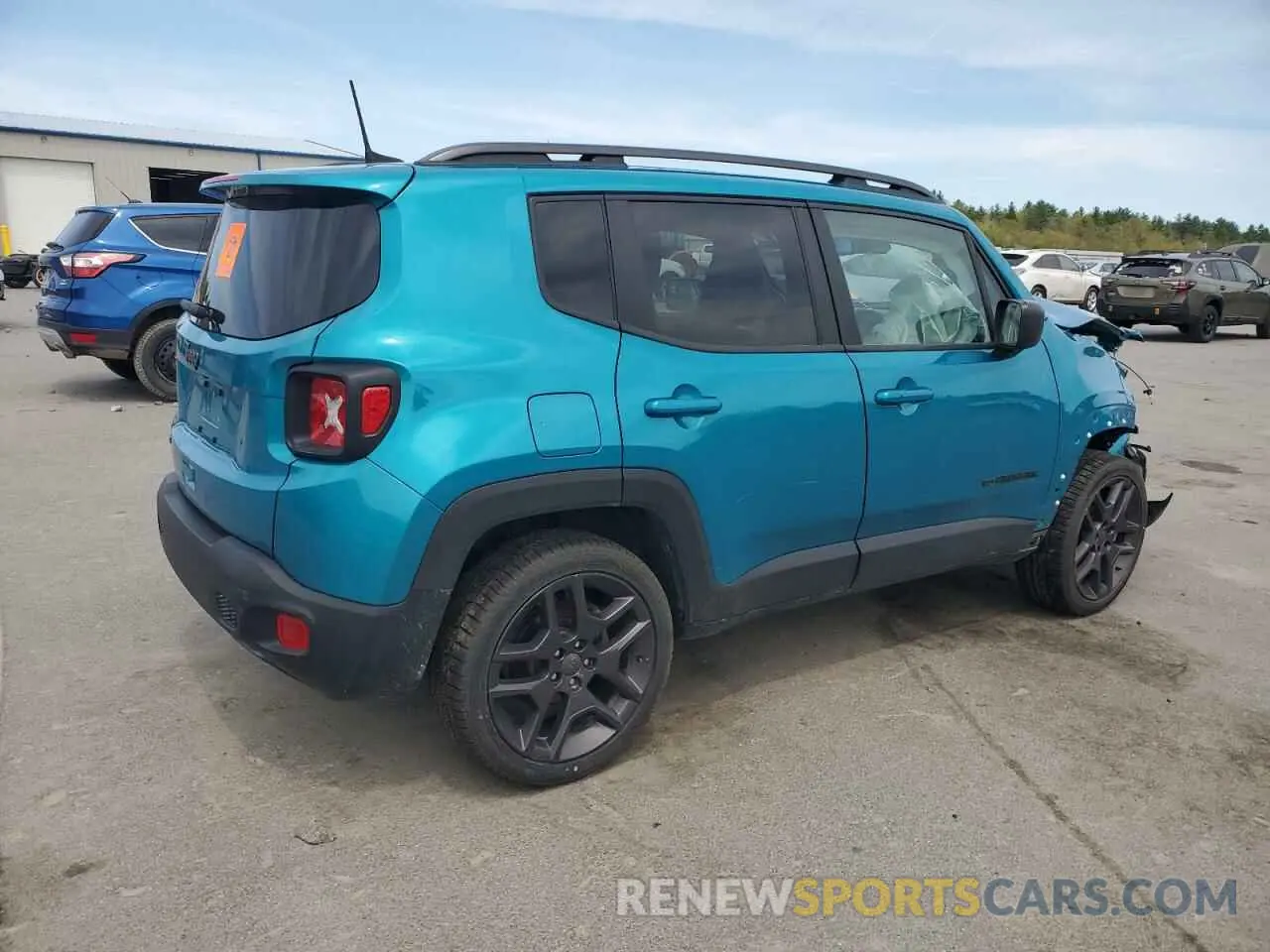 3 Photograph of a damaged car ZACNJDBB3MPN31456 JEEP RENEGADE 2021