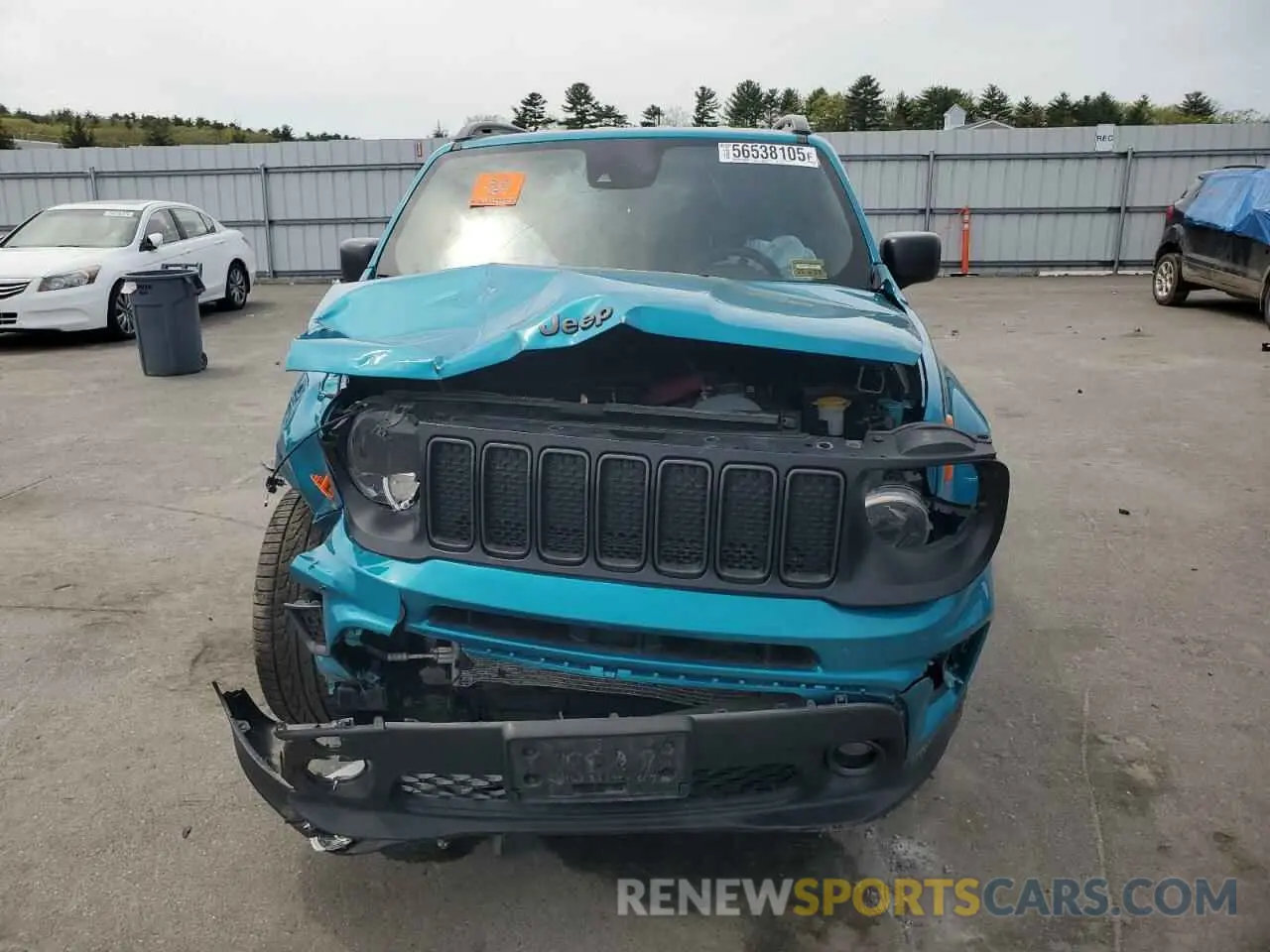 5 Photograph of a damaged car ZACNJDBB3MPN31456 JEEP RENEGADE 2021