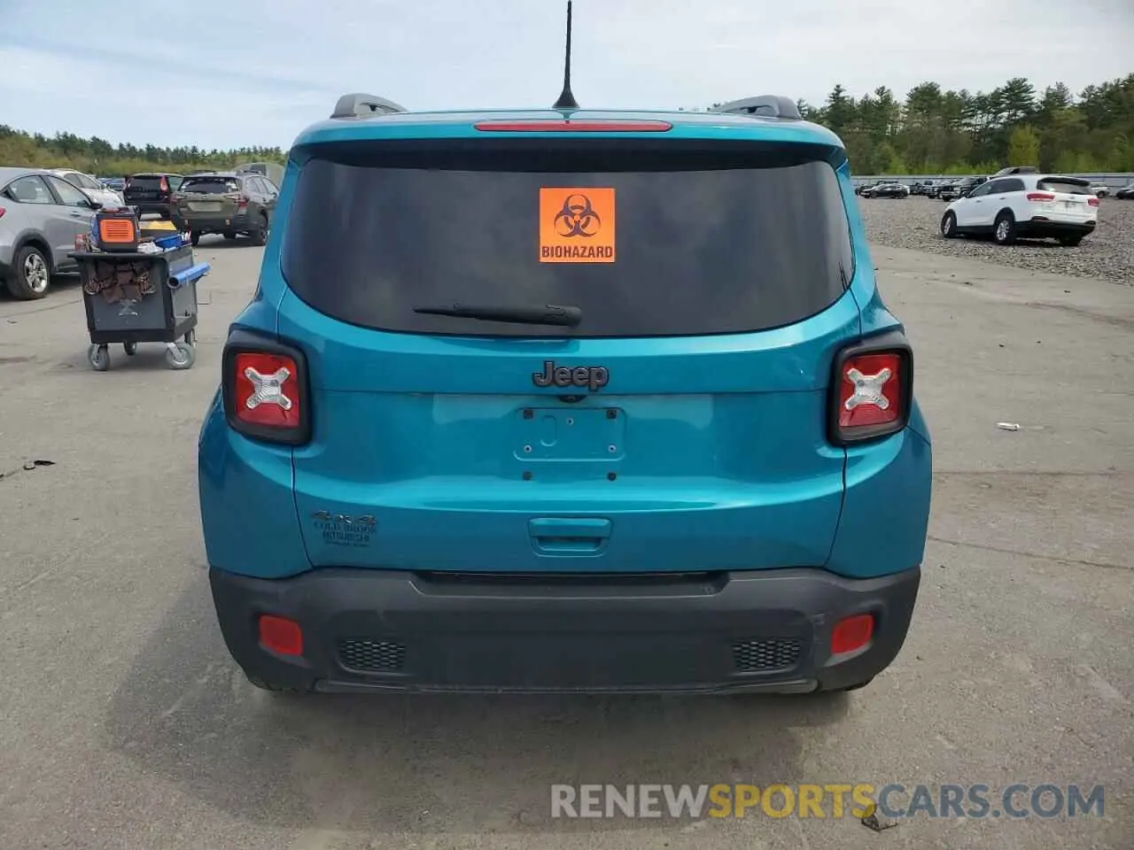 6 Photograph of a damaged car ZACNJDBB3MPN31456 JEEP RENEGADE 2021