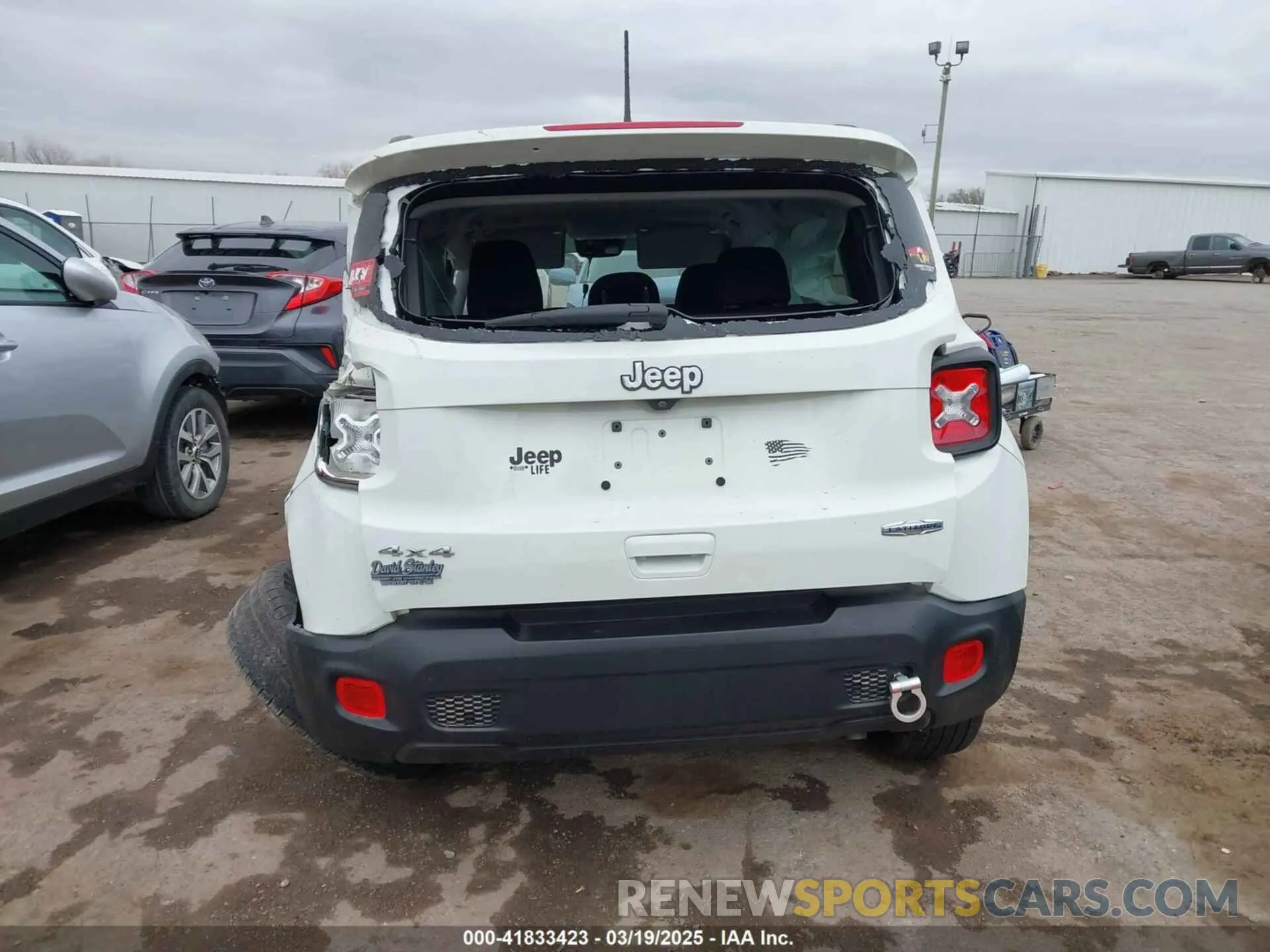 16 Photograph of a damaged car ZACNJDBB4MPM59392 JEEP RENEGADE 2021