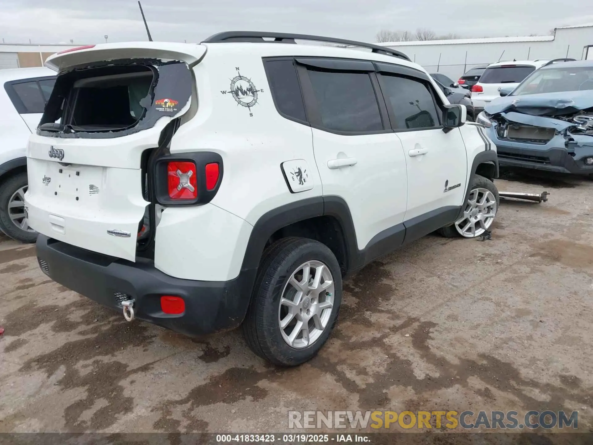 4 Photograph of a damaged car ZACNJDBB4MPM59392 JEEP RENEGADE 2021