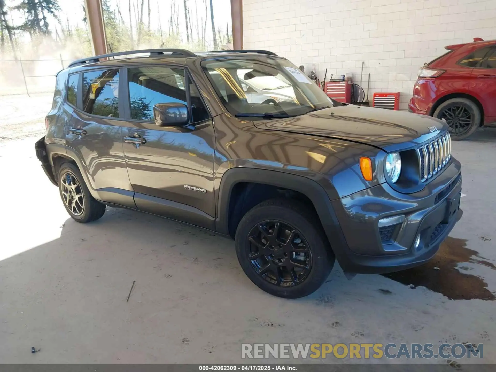 1 Photograph of a damaged car ZACNJDBB4MPN14004 JEEP RENEGADE 2021