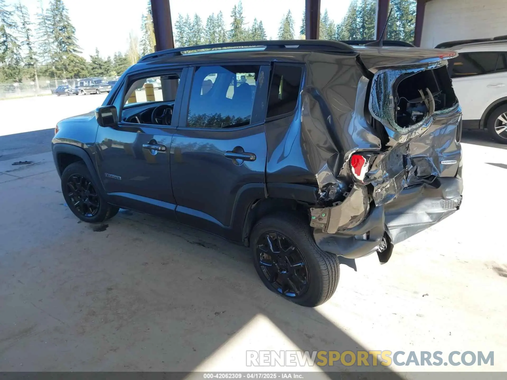 3 Photograph of a damaged car ZACNJDBB4MPN14004 JEEP RENEGADE 2021