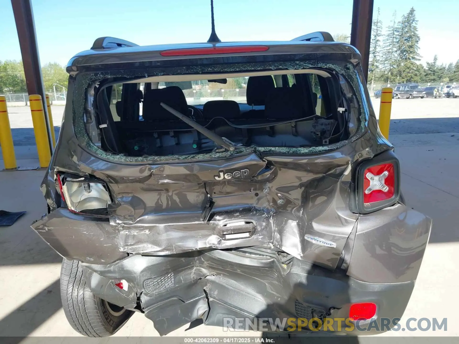 6 Photograph of a damaged car ZACNJDBB4MPN14004 JEEP RENEGADE 2021