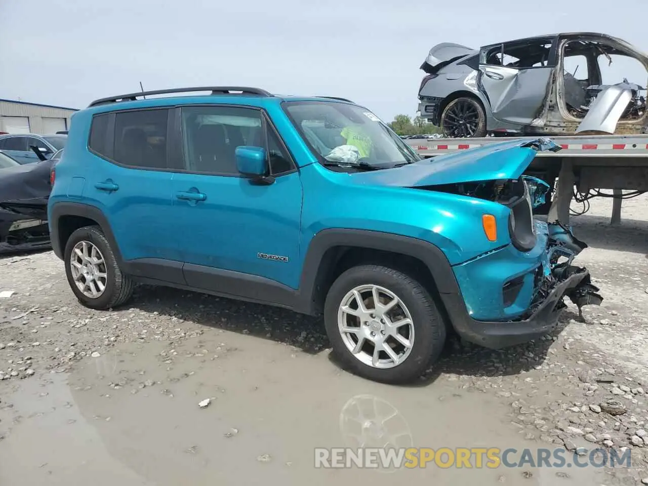 4 Photograph of a damaged car ZACNJDBB5MPM47526 JEEP RENEGADE 2021